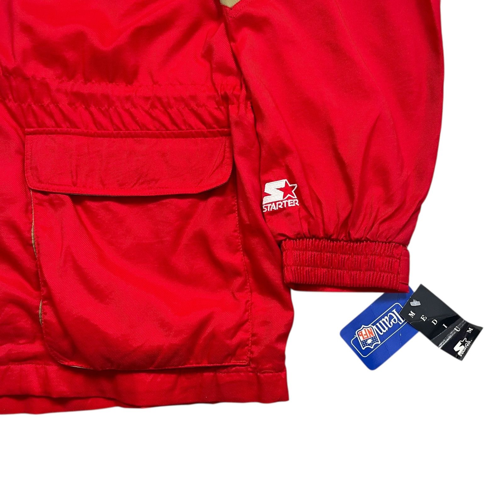 NFL DEADSTOCK VTG 90s SAN FRANCISCO 49ERS STARTER JACKET COAT Size US M / EU 48-50 / 2 - 5 Thumbnail