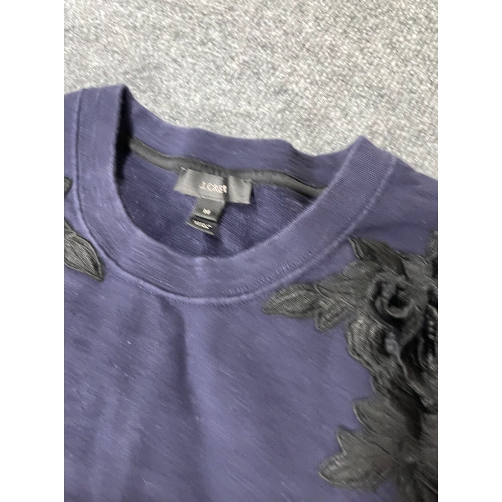 J.Crew J.CREW Sweater Sweatshirt Womens Medium Long Sleeve Pullover Multicolor Floral Shirt? Size M / US 6-8 / IT 42-44 - 4 Thumbnail