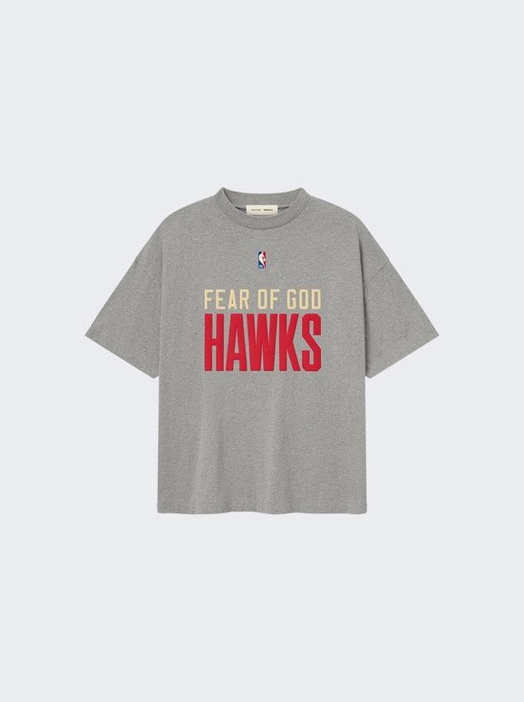 Fear of God o1mle0226 Atlanta Hawks T-Shirt in Gray Size US XXL / EU 58 / 5 - 1 Thumbnail