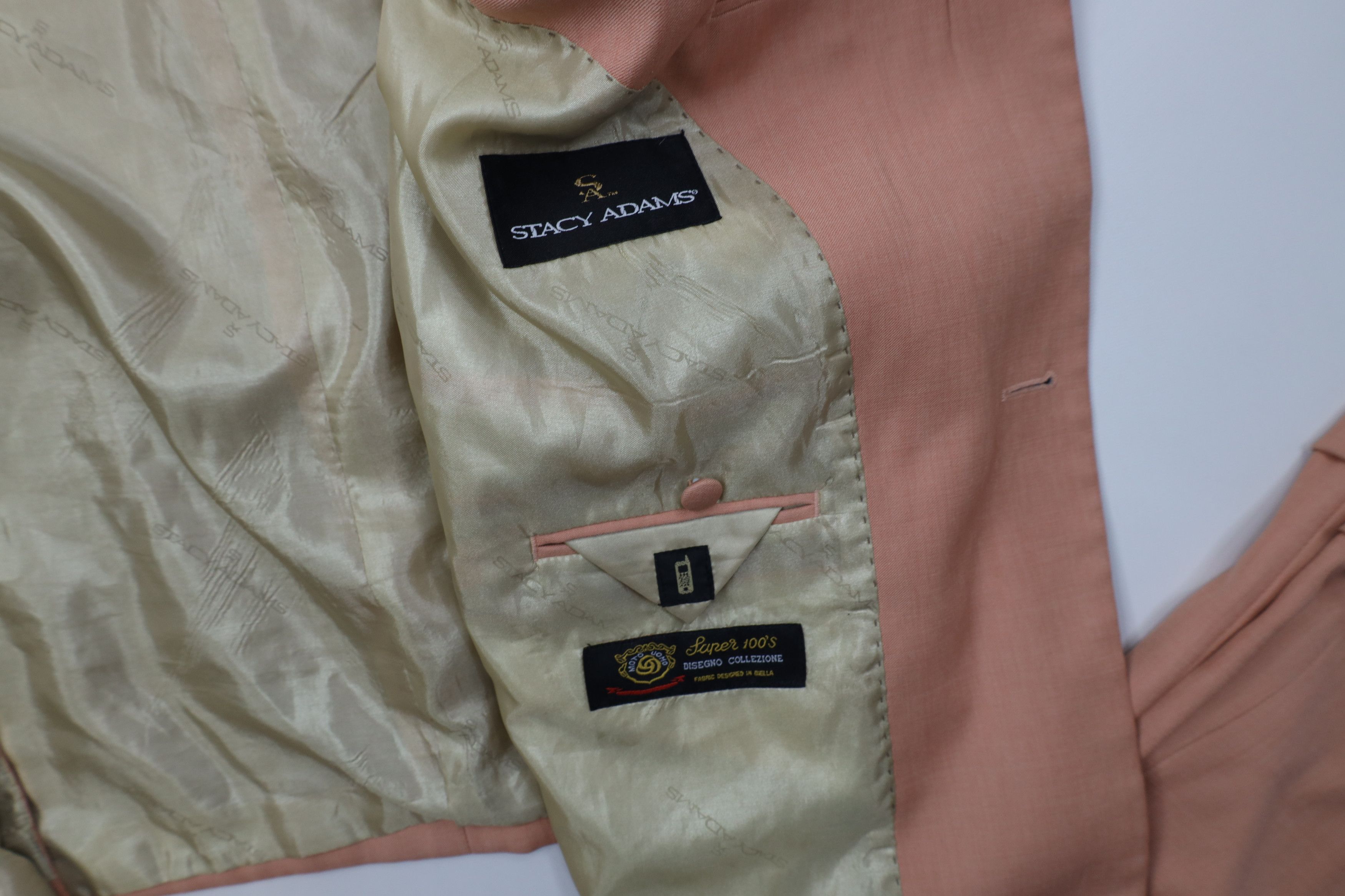 Vintage Vintage 90s Streetwear 2 Piece Rayon Gabardine Suit Size 46R - 7 Thumbnail