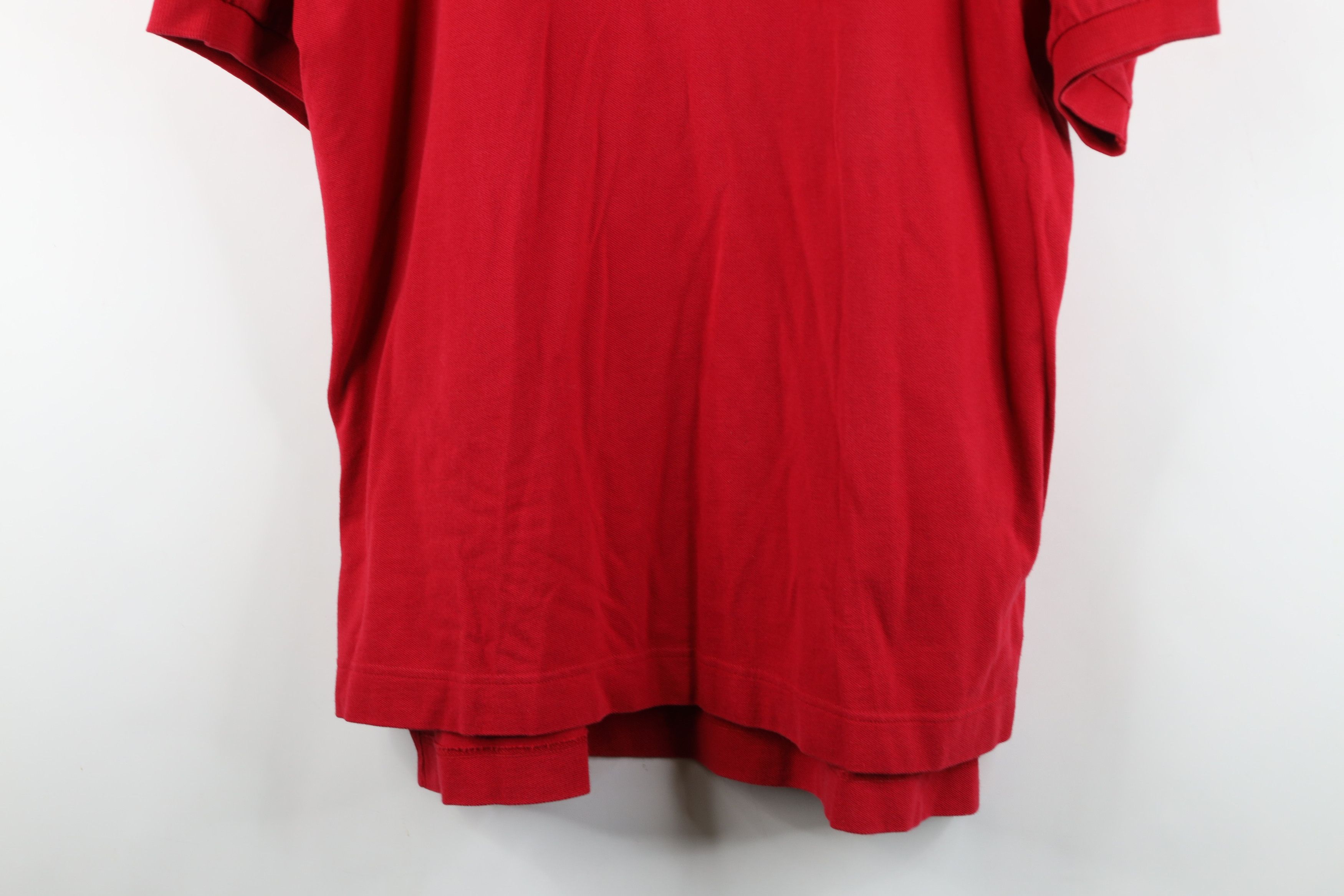 Nautica Vintage 90s Nautica Knit Collared Golf Polo Shirt Red Size US L / EU 52-54 / 3 - 3 Thumbnail