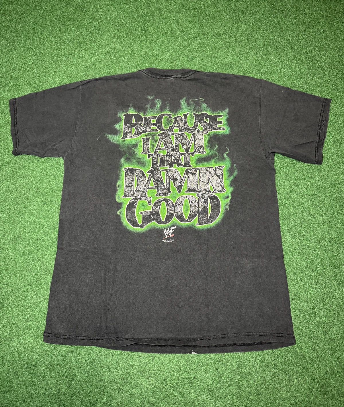 Vintage Triple H Flame WWF I Am The Game XL RARE T Shirt