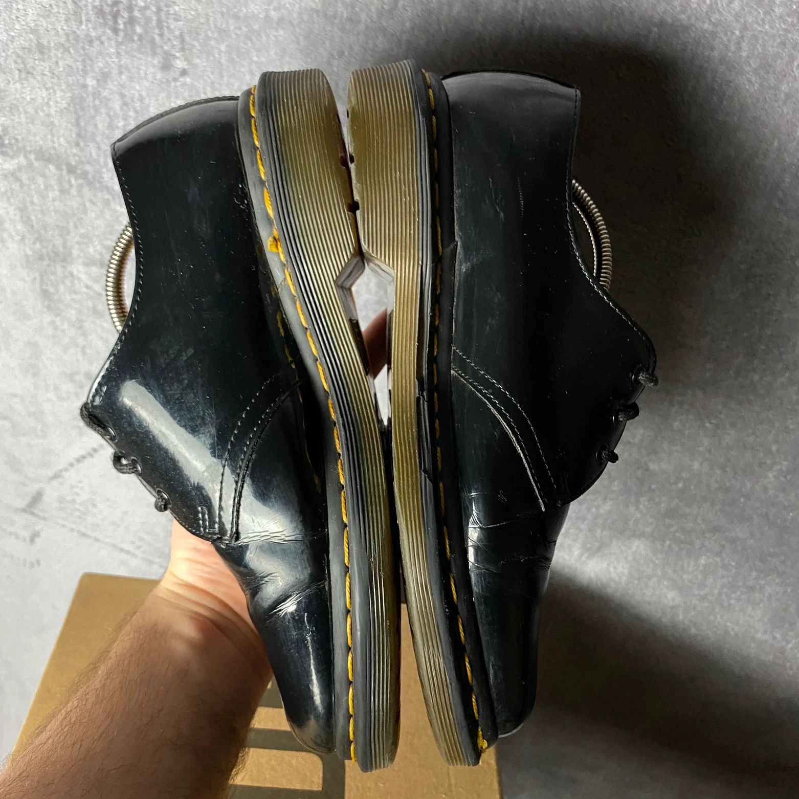 Dr. Martens Dr Martens loafers black polished smooth leather Size US 9 / IT 39 - 8 Thumbnail