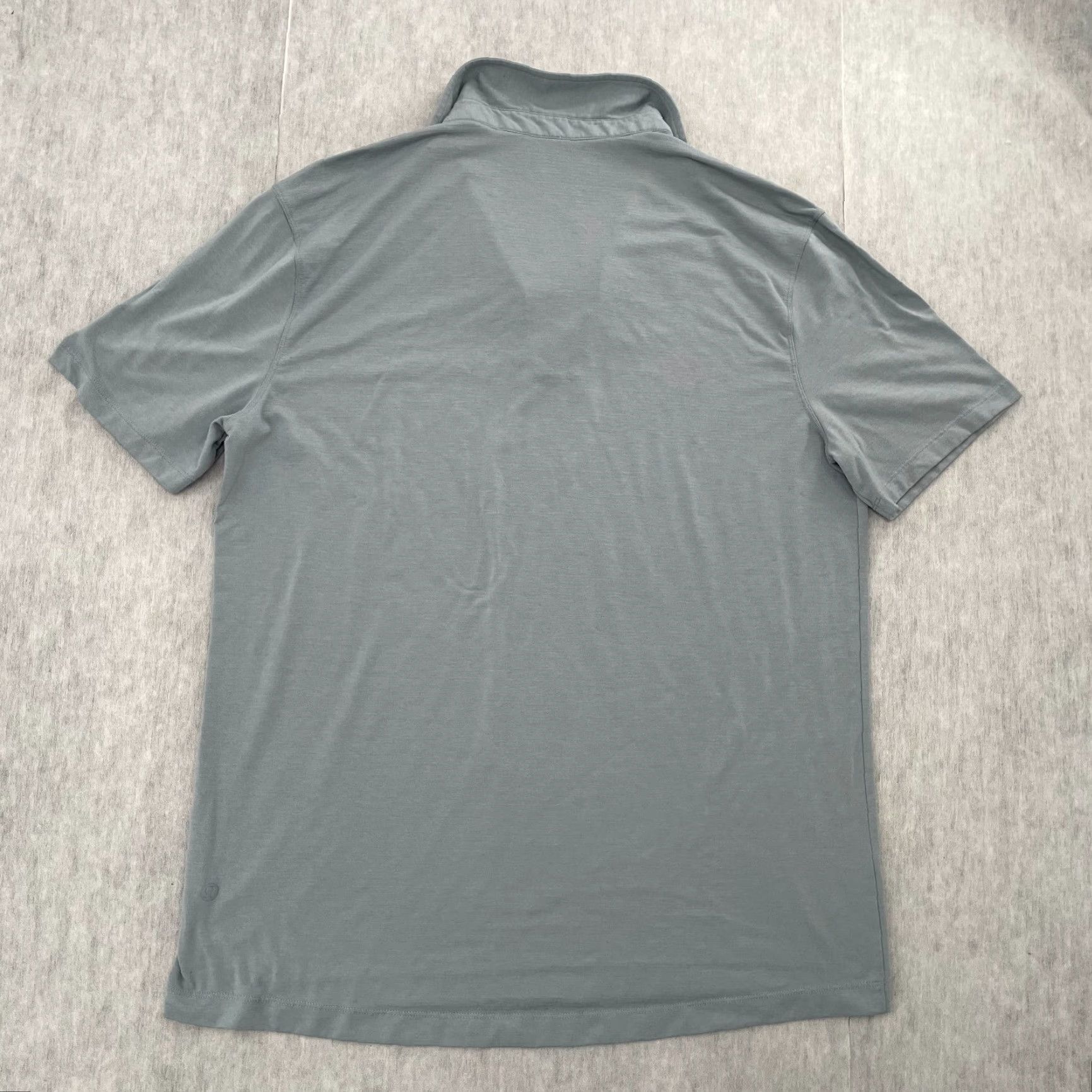 Lululemon LULULEMON Tech Polo Shirt Adult Large Blue Short Sleeve Activewear Mens Size US L / EU 52-54 / 3 - 2 Thumbnail