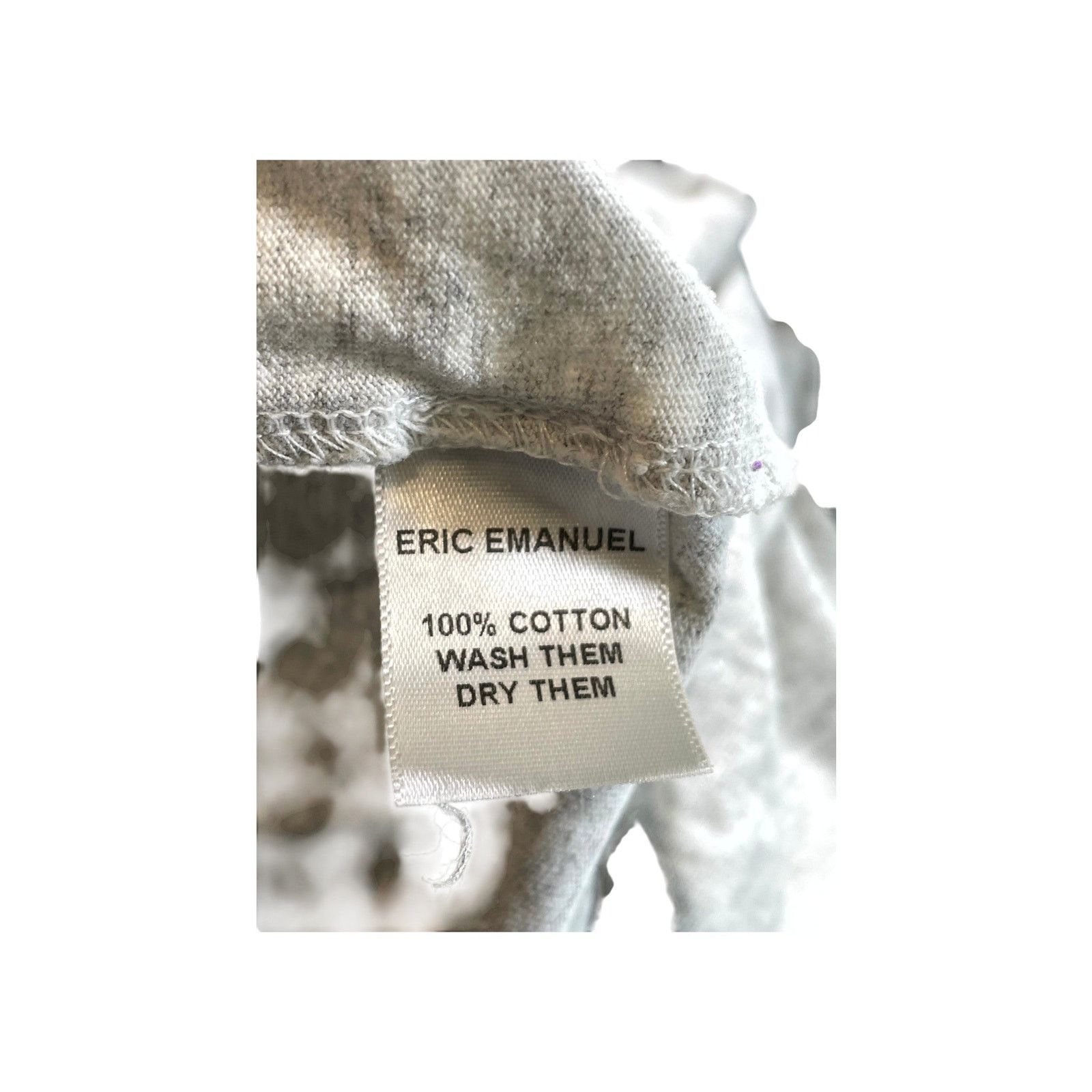 Eric Emanuel Eric Emanuel "Thunderbolt" Long Sleeve Grey & Lime T shirt Size US XXL / EU 58 / 5 - 4 Thumbnail