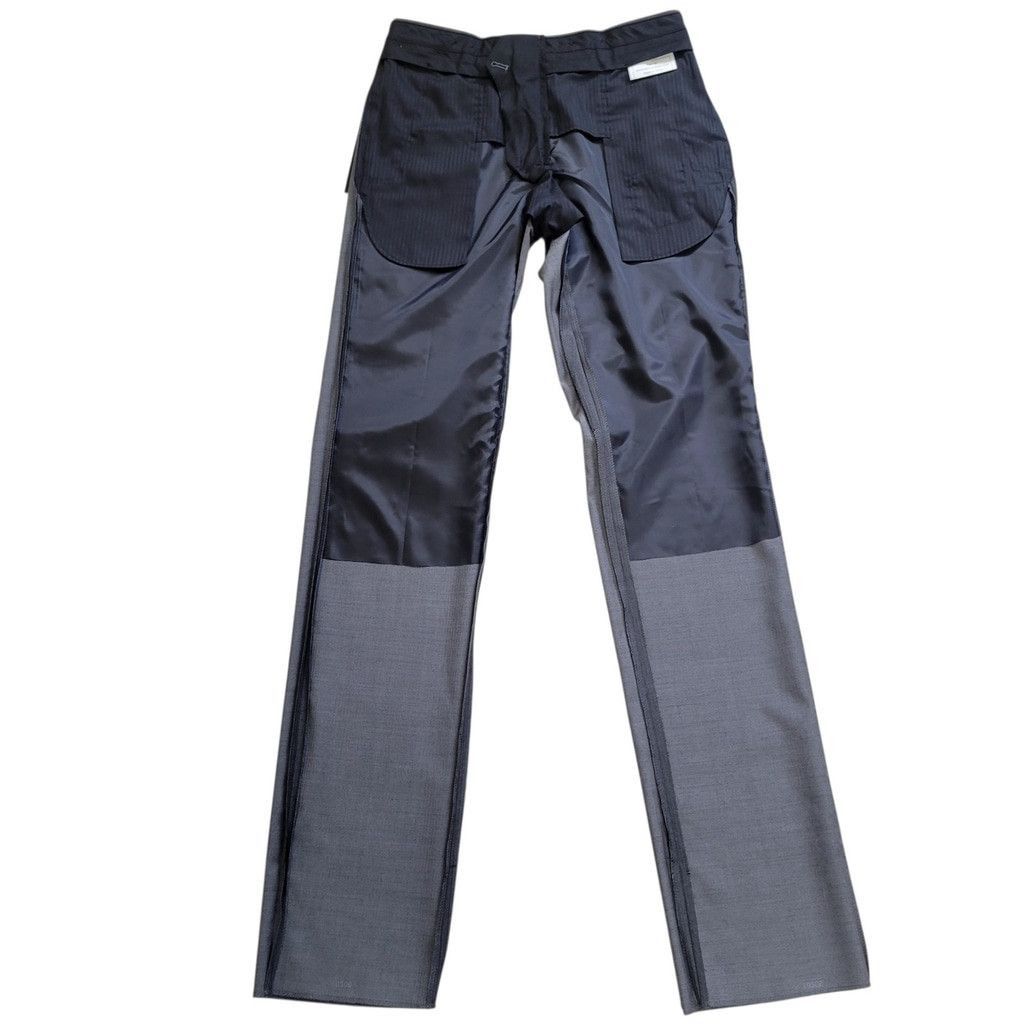 Kenneth Cole Kenneth Cole Awearness Wool Lastol Blend Gray Suit Pants 32 Size US 30 / EU 46 - 6 Thumbnail