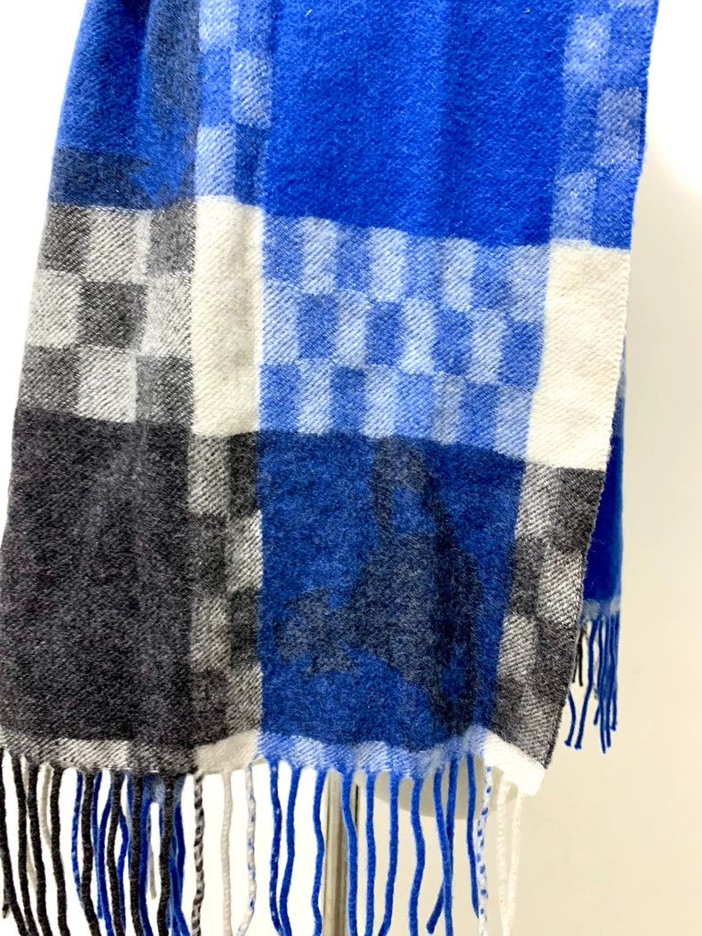 Vivienne Westwood Vivienne Westwood Blue-gray earthworm scarf Size ONE SIZE - 2 Thumbnail
