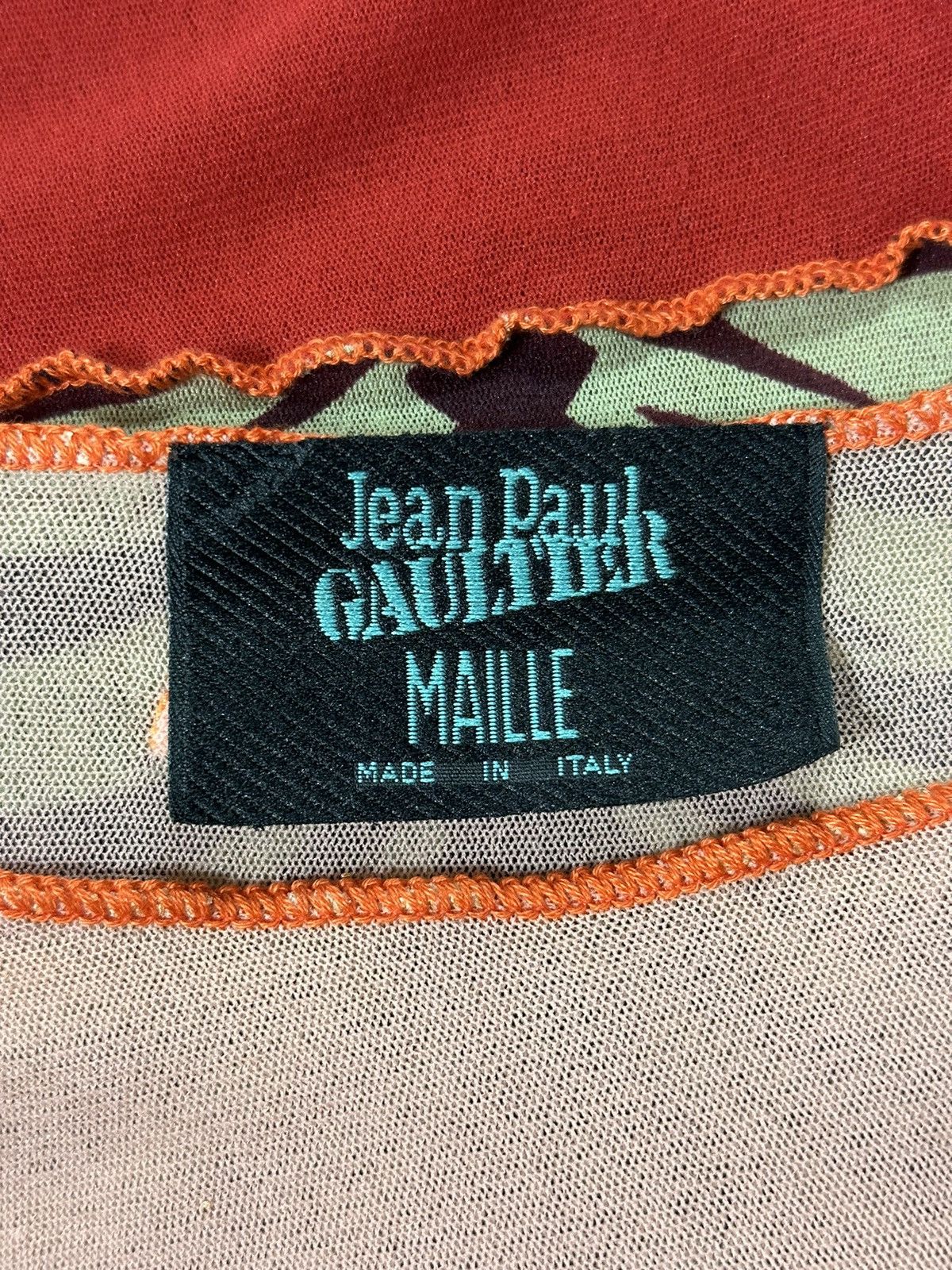 Jean Paul Gaultier JEAN PAUL GAULTIER S/S 1996 Cyberbaba Optical Illusion Dress Size S / US 4 / IT 40 - 5 Thumbnail