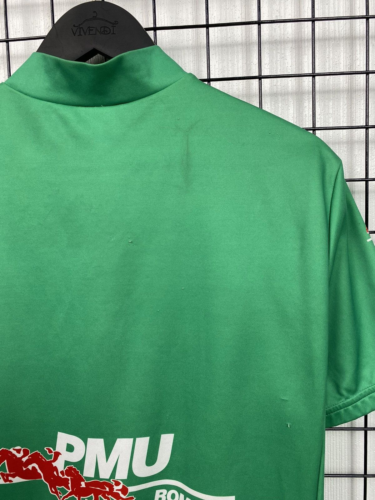 Other Rare Vintage PMU Romand Sportful Cycling Jersey Men L green Size US L / EU 52-54 / 3 - 21 Thumbnail