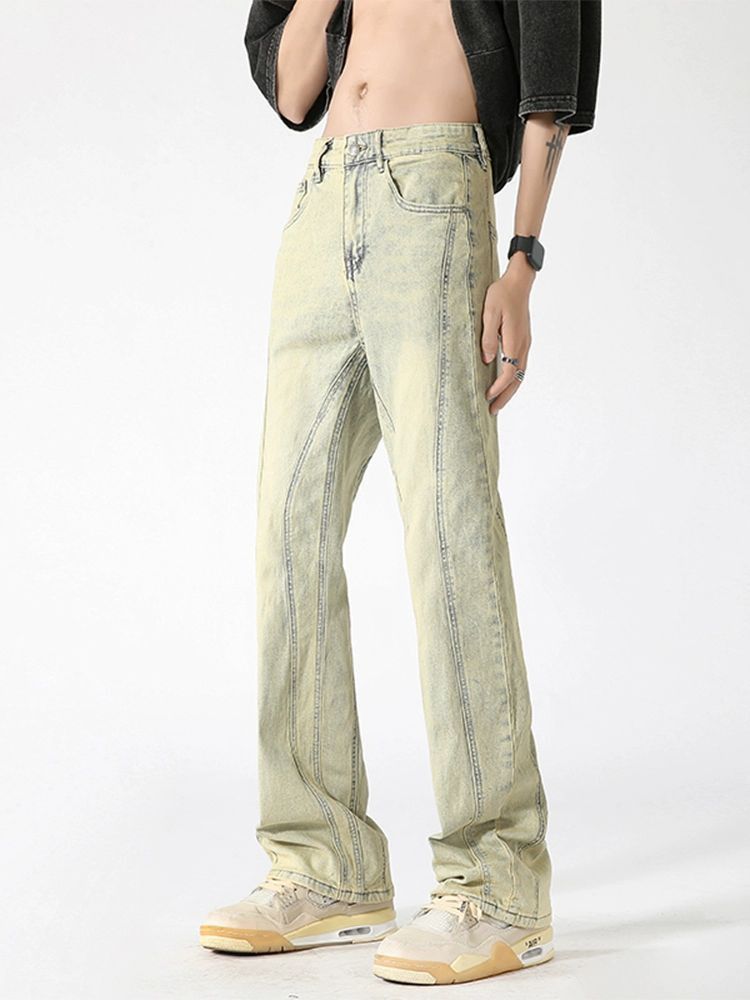 Japanese Brand Men's American straight casual cIeanfit flared jeans Size US 32 / EU 48 - 2 Thumbnail