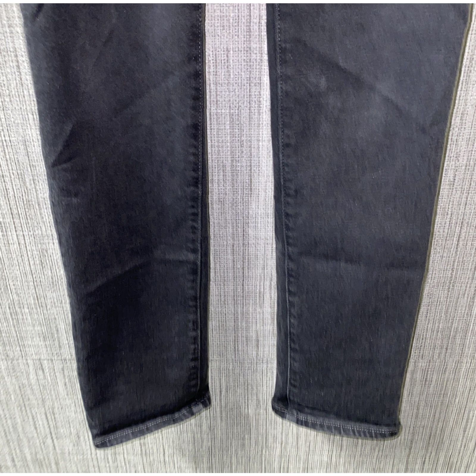 Vintage ADRIANO GOLDSCHMIED THE STILT Cigarette Leg Jeans Womens 26R 26X30 Gray Slim Skinny Jeans X30 Women Size 26" / US 2 / IT 38 - 3 Thumbnail