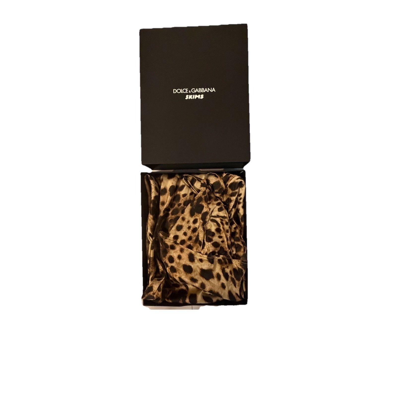 Dolce & Gabbana Skims X Dolce Gabbana Silk Long Slip Dress sz Large With Box Size L / US 10 / IT 46 - 11 Thumbnail