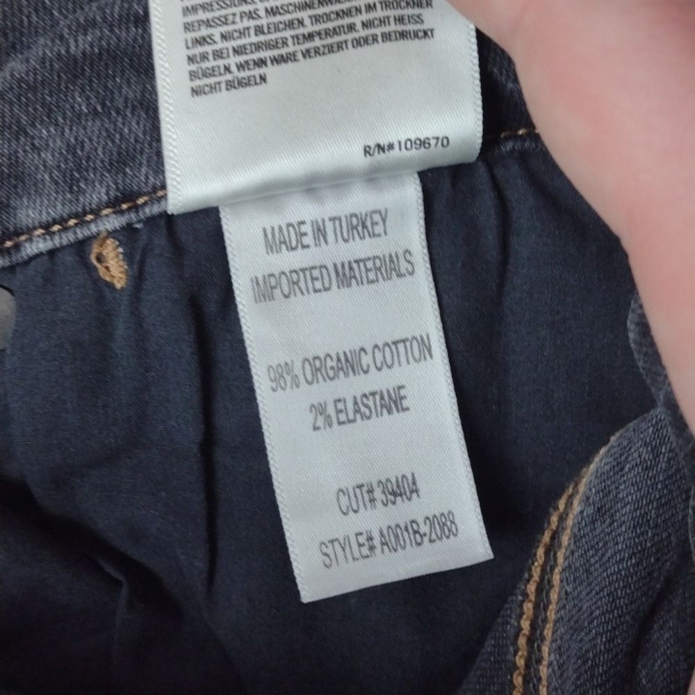 Agolde AGOLDE - los Angelos premium distressed black jeans size 28 Size 28" / US 6 / IT 42 - 7 Thumbnail
