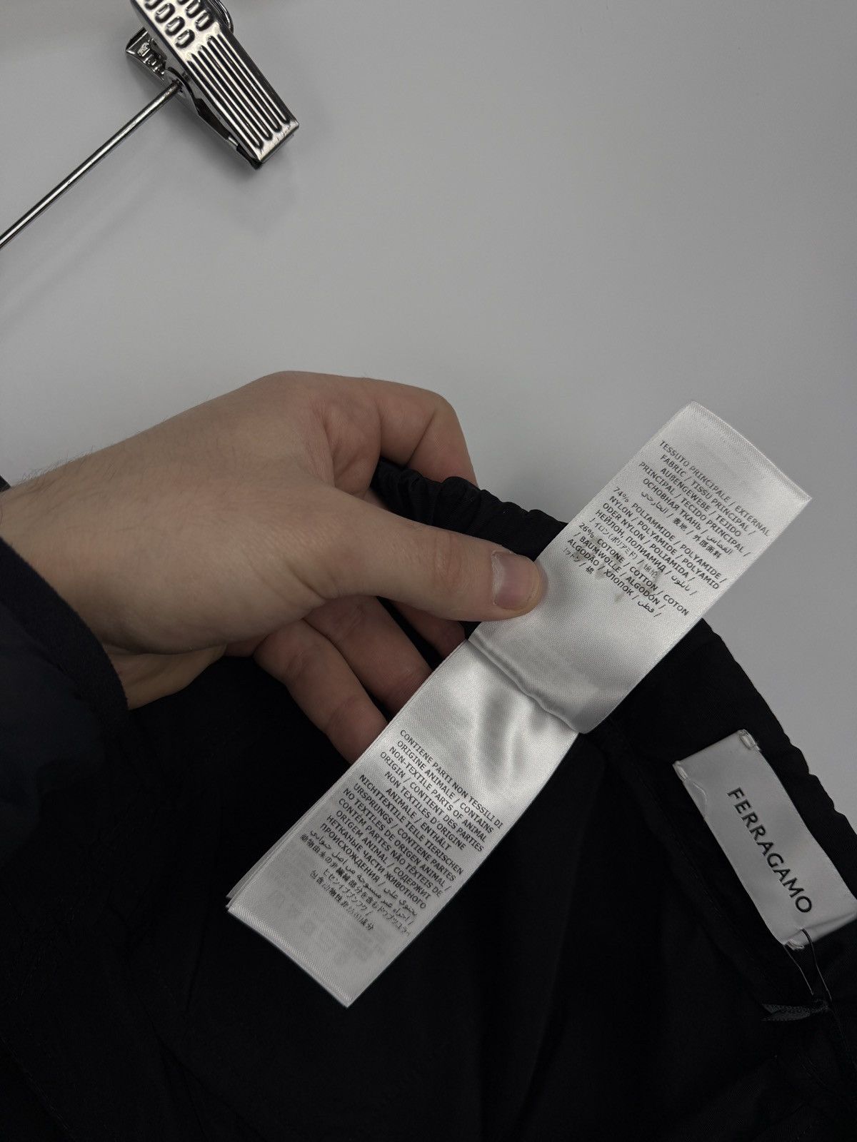 Salvatore Ferragamo ❗️NEW 🇮🇹 Salvatore Ferragamo Premium Nylon Pants Made in Italy Size US 38 / EU 54 - 22 Thumbnail