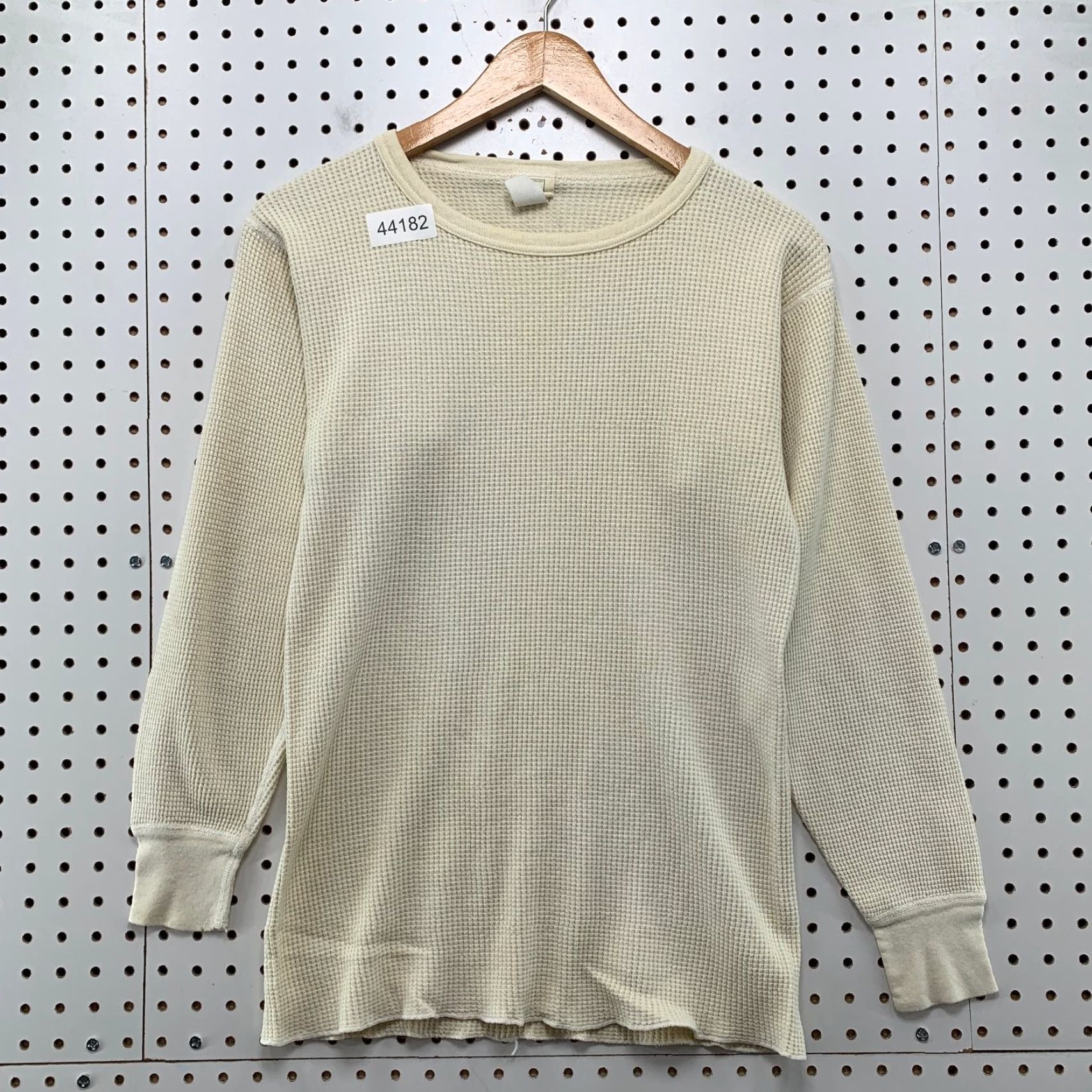 Vintage VINTAGE Northwest Territory Thermal Shirt Mens XL Beige Waffle Knit Long Sleeve Size US XL / EU 56 / 4 - 2 Thumbnail