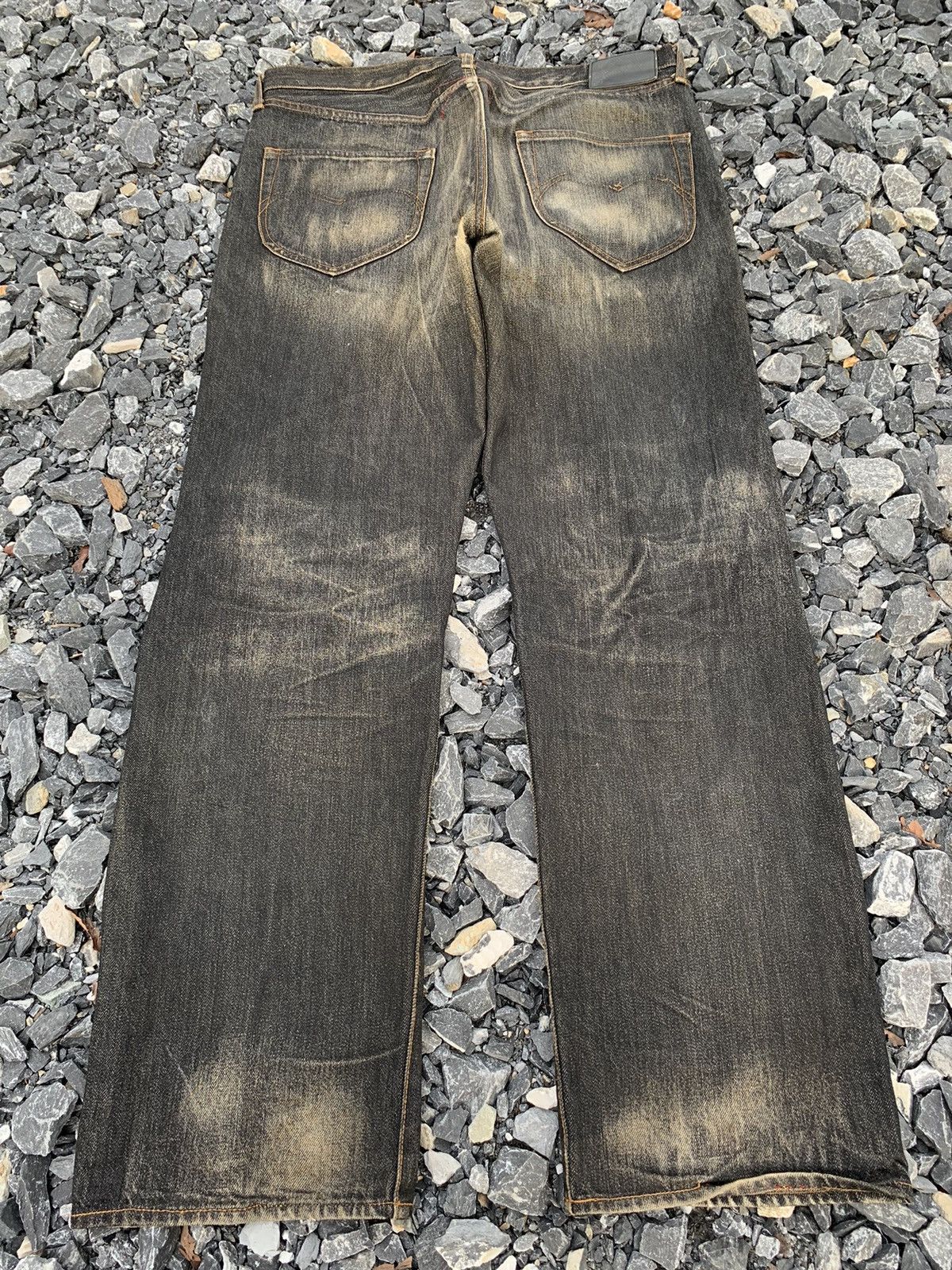Other JAPANESE BRAND LUMR SELVEDGE RUSTY&FADED DISTRESSED DENIM Size US 35 - 4 Thumbnail