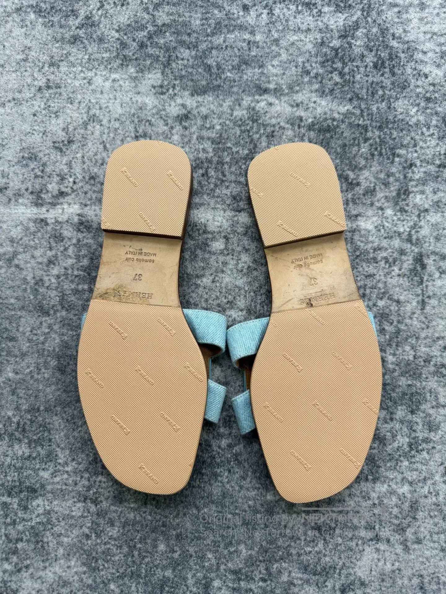Other Hermes Denim Blue H Slippers. Size US 6 / IT 36 - 6 Thumbnail