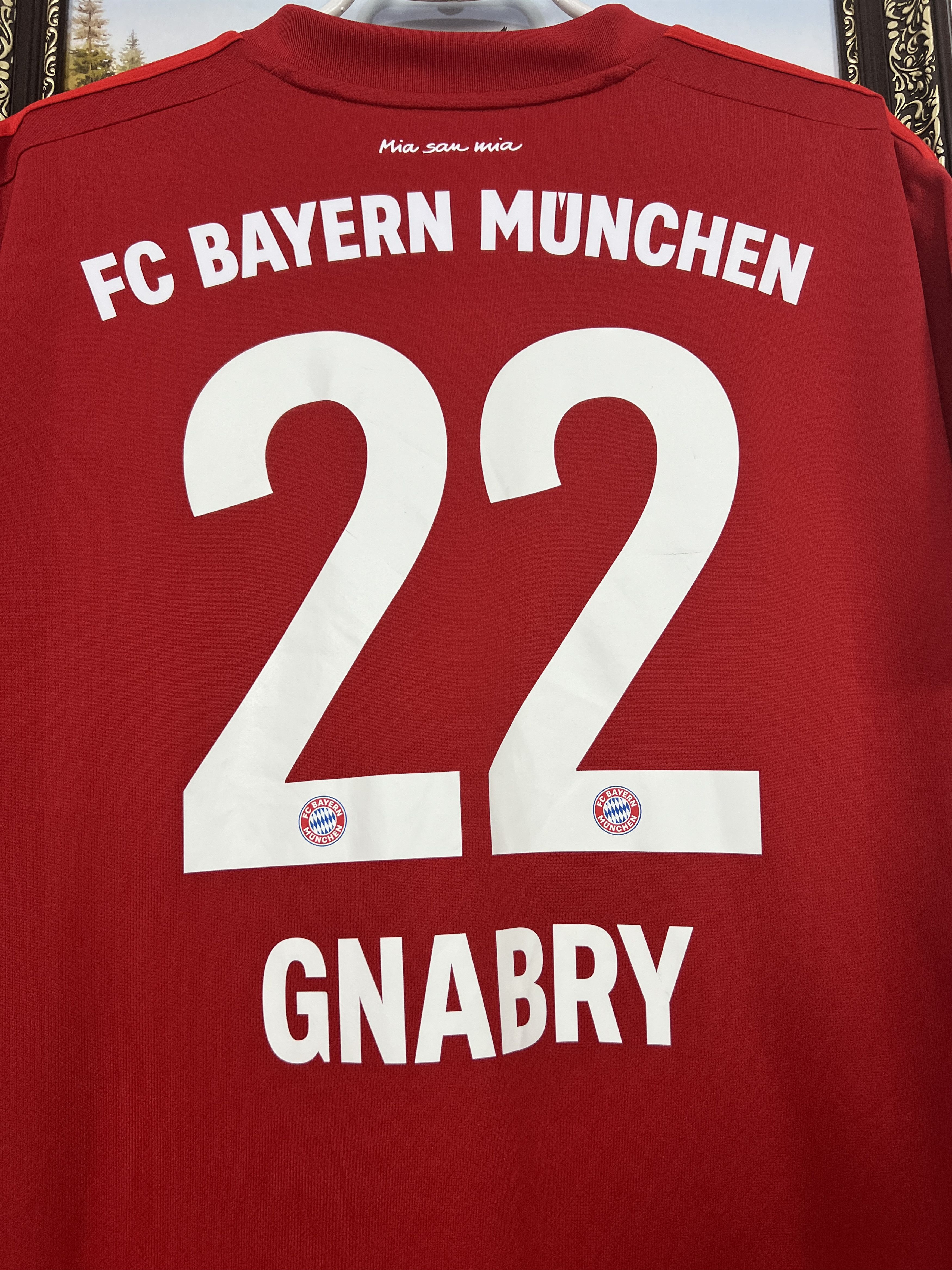 Adidas Bayern Munich Home football shirt 2018 #22 Gnabry Adidas Size US XL / EU 56 / 4 - 2 Thumbnail