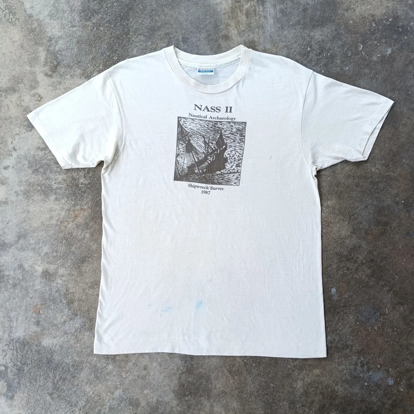 Vintage Vintage 80s NASS II Nautical Archeology Shipwreck Survey Size US M / EU 48-50 / 2 - 1 Thumbnail