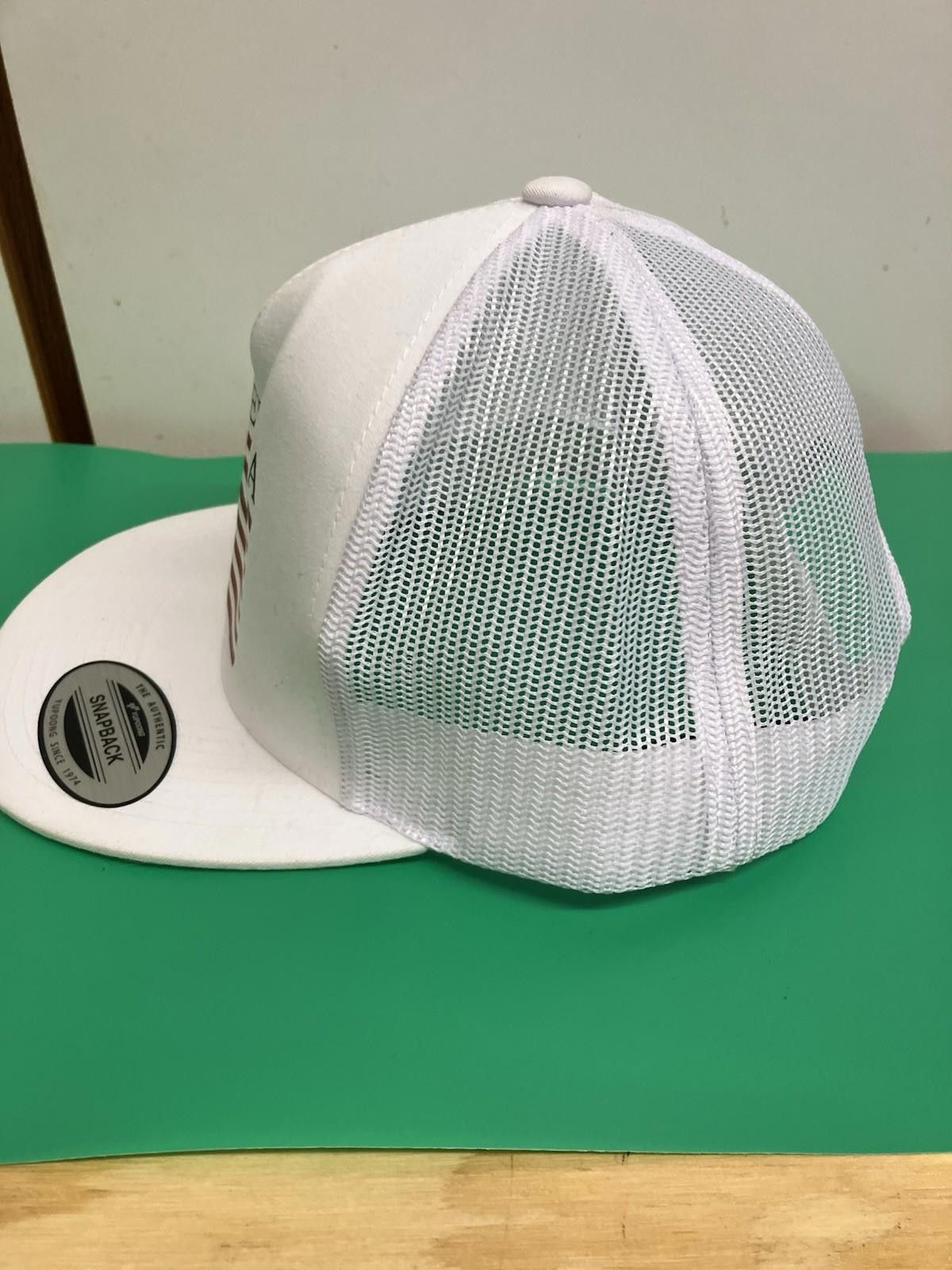 Yupong Yupoong-The Classics-America SnapBack Hat In White-New Size ONE SIZE - 3 Thumbnail