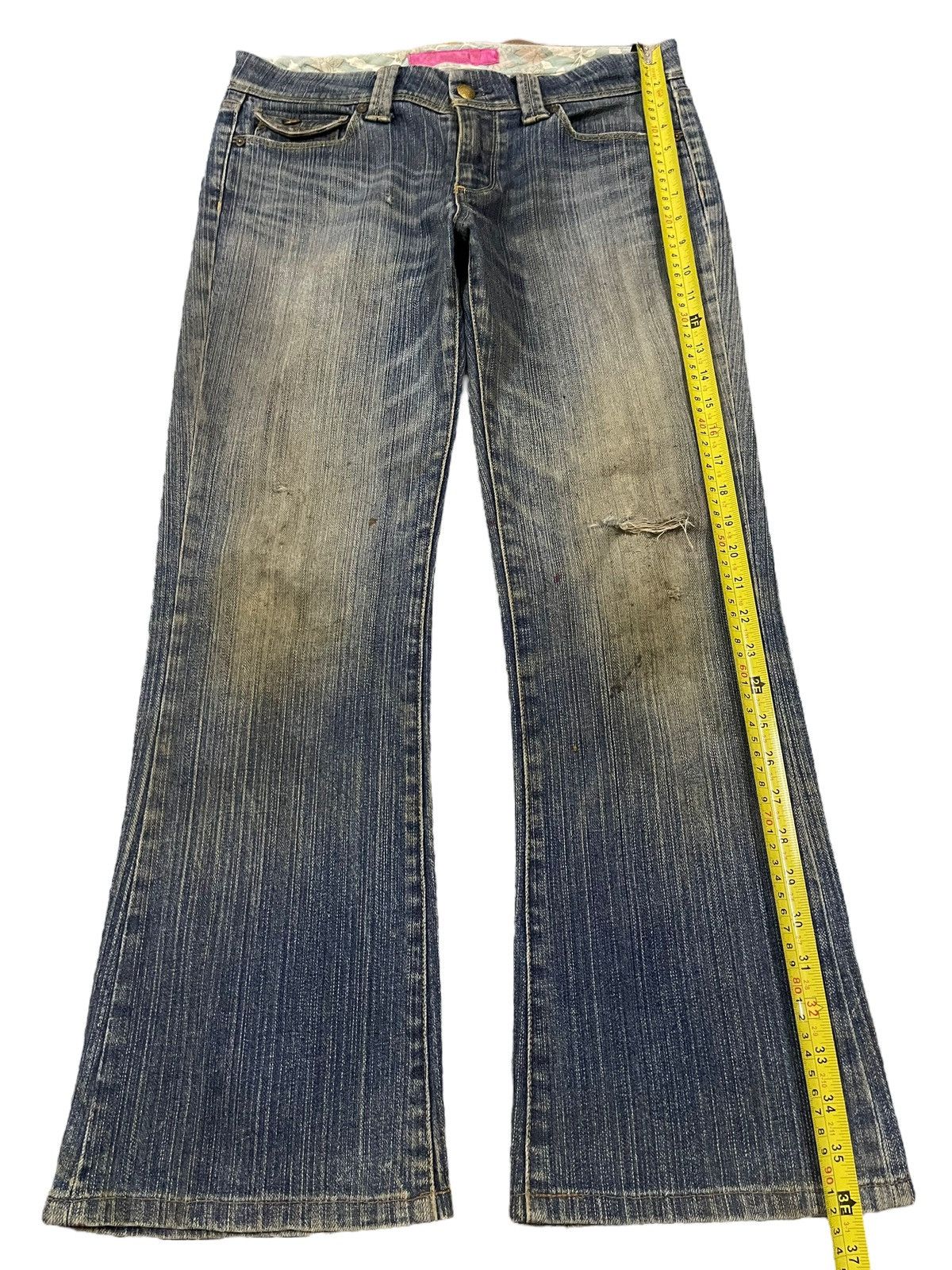 Uniqlo Vintage Japanese Uniqlo Mud Wash Style Wide Leg Jeans Size US 31 - 12 Thumbnail