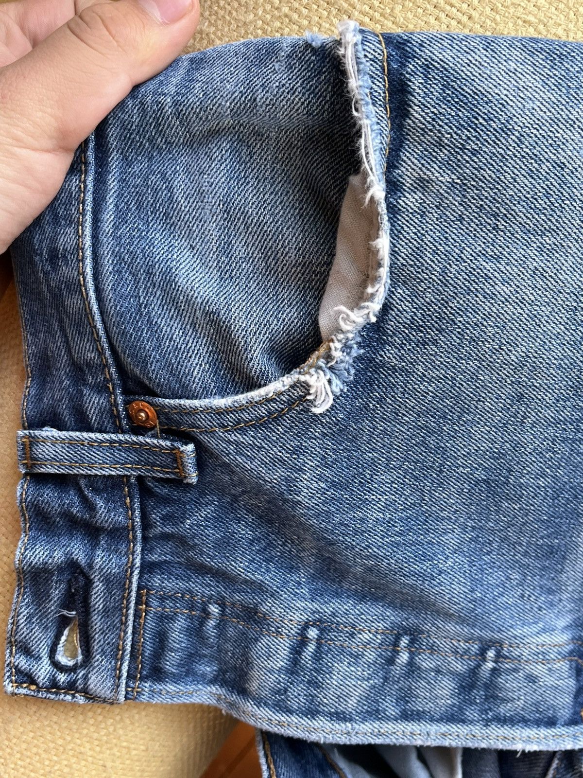 Levi's × Levi's Vintage Clothing × Vintage Vintage Button Fly Levis Jeans 34/32 Size US 34 / EU 50 - 9 Thumbnail