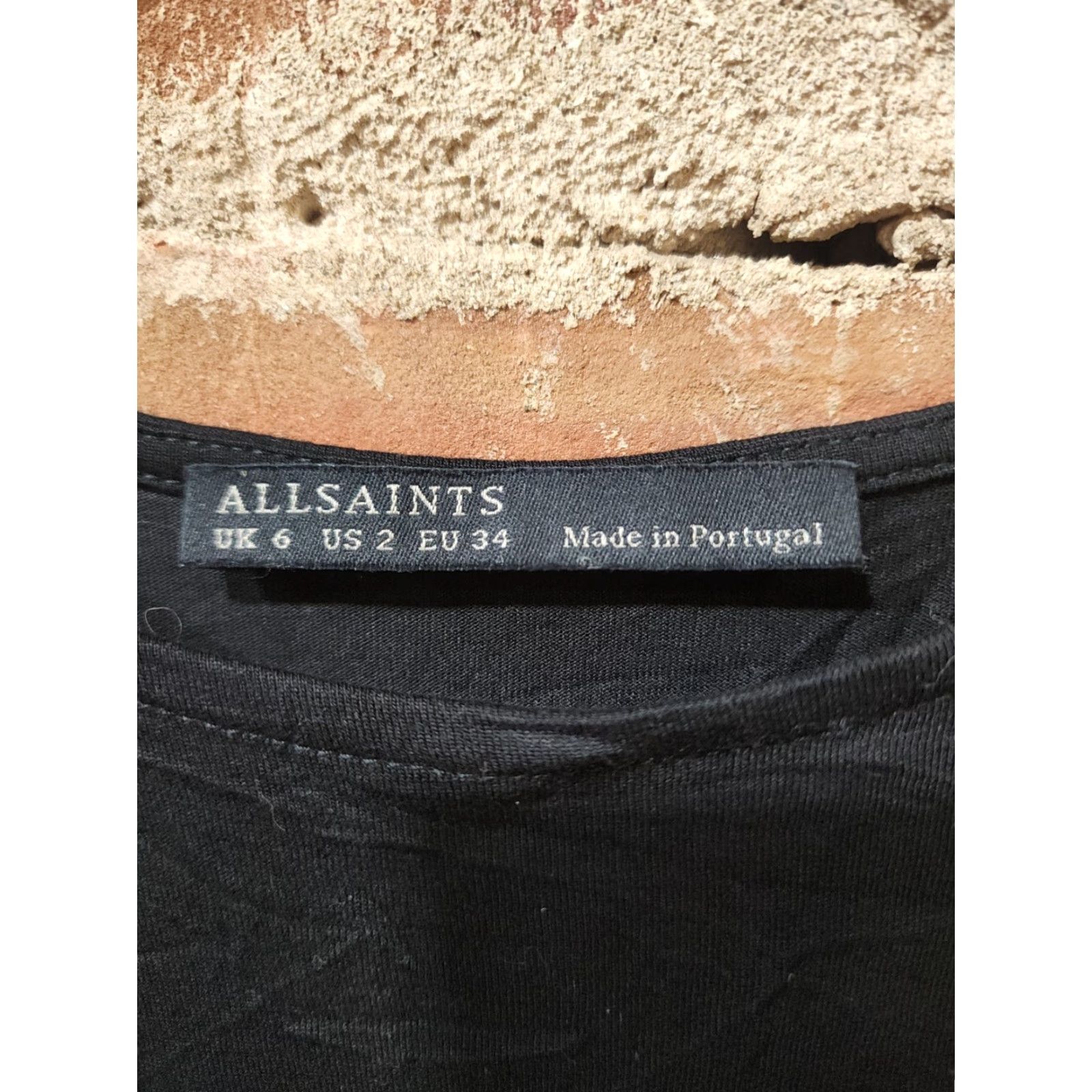 Allsaints VINTAGE AllSaints Black Sabie Draped Cap Sleeve Dress 2 Womens Mini Dress Black Cap Sleeve 90s Event Womens Size XS / US 0-2 / IT 36-38 - 3 Thumbnail