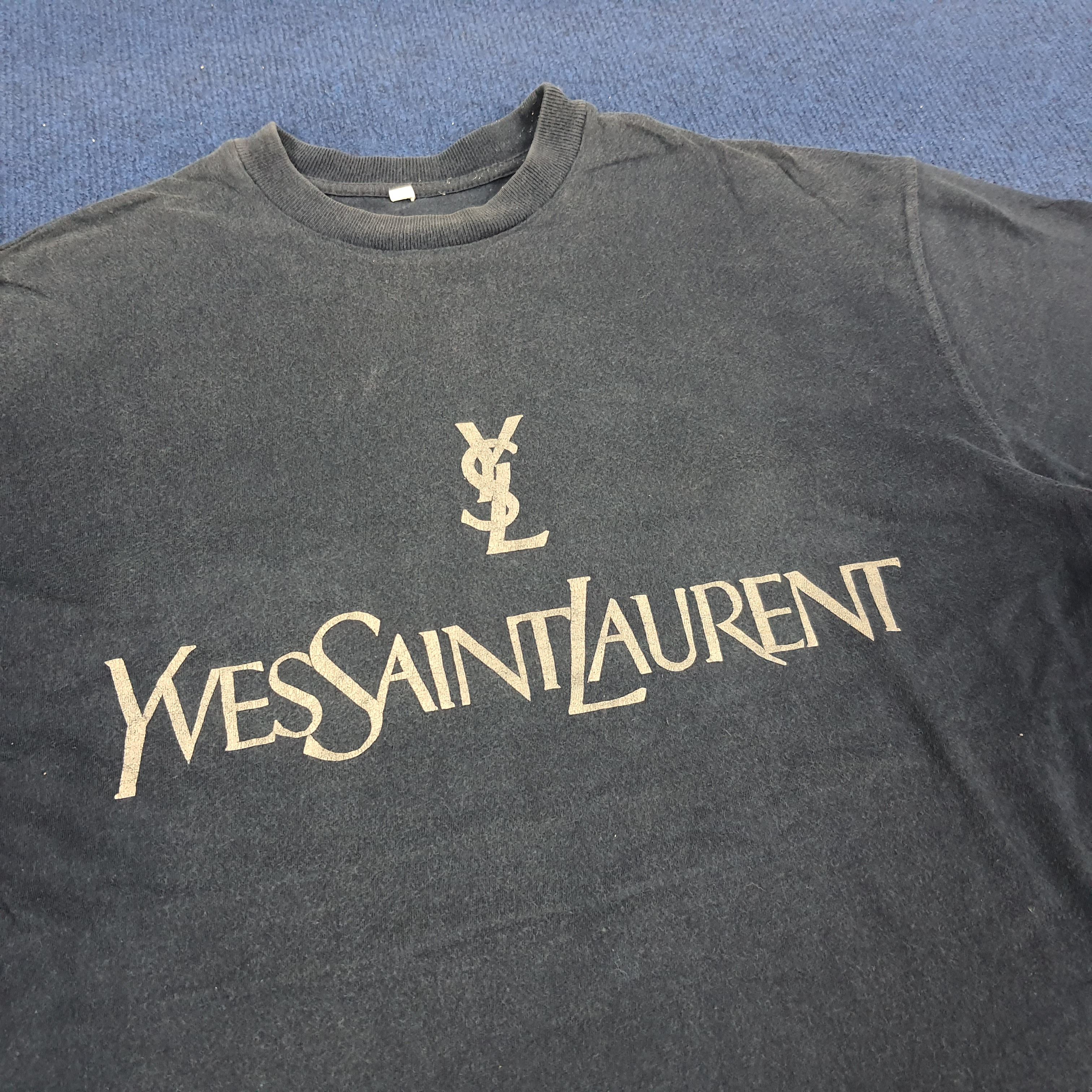 Designer × Vintage Vintage Yves Saint Laurent Designer T-shirt Size US M / EU 48-50 / 2 - 2 Thumbnail