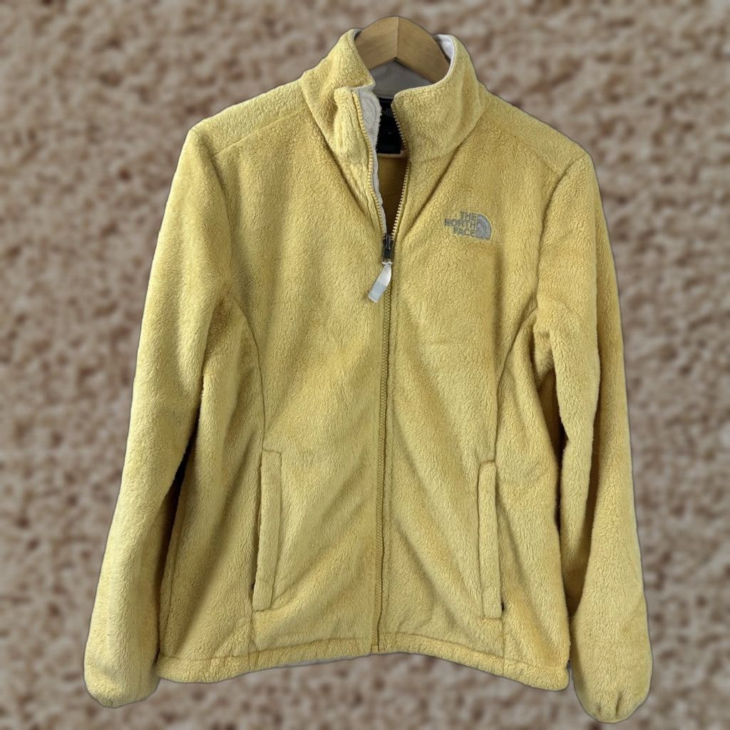 The North Face VINTAGE The North Face Fleece Osito Jacket Women Yellow Medium Full Zip Size M / US 6-8 / IT 42-44 - 1 Thumbnail