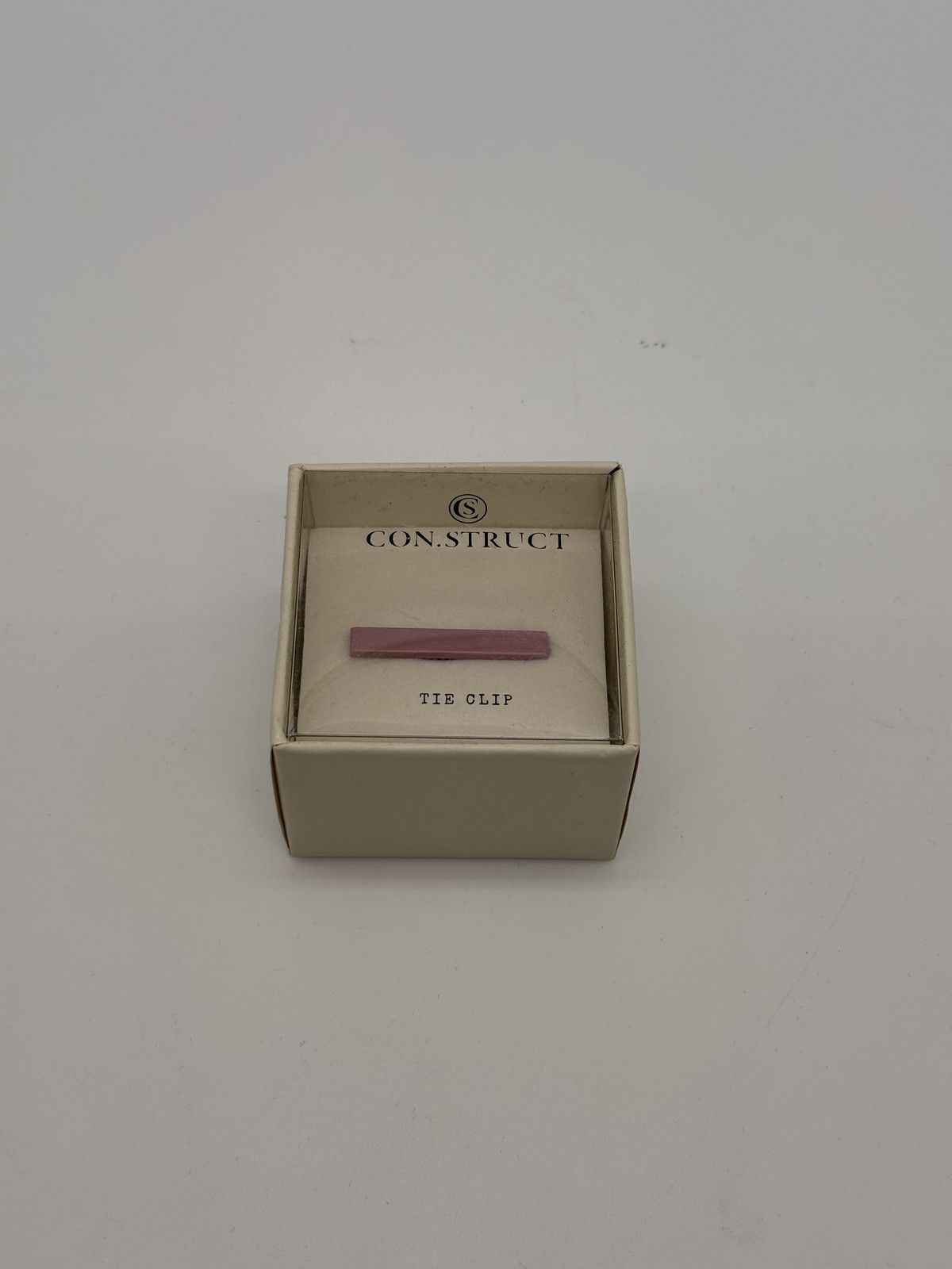Label Under Construction CON.STRUCT Rose Quartz Tie Clip Size ONE SIZE - 4 Thumbnail