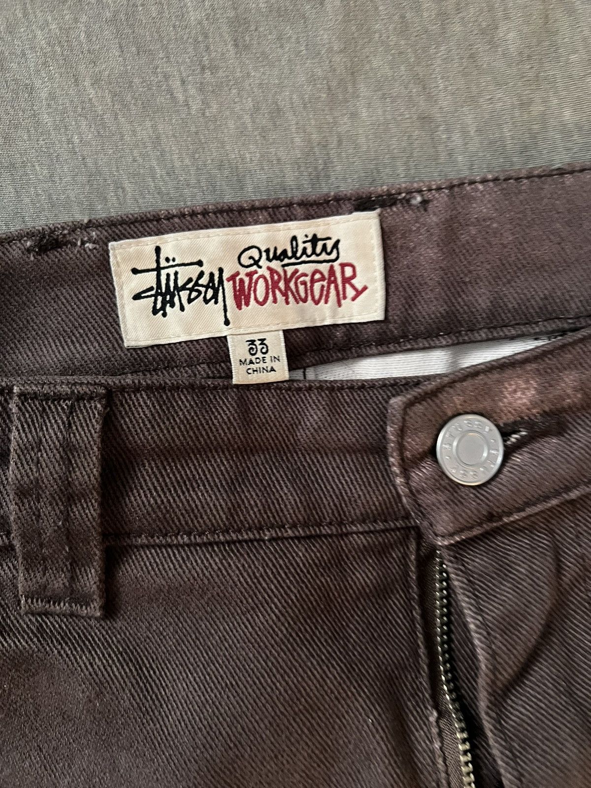 Stussy Stussy Bleached Workpants Size US 33 - 2 Thumbnail