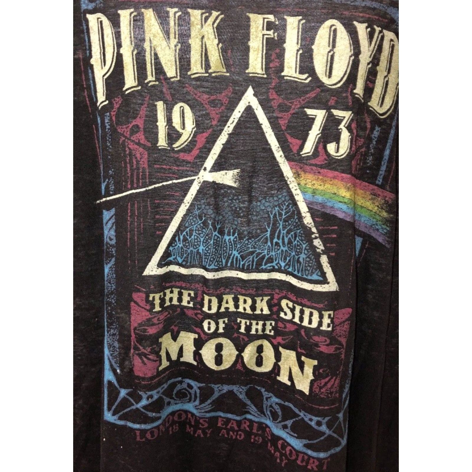 Liquid Blue Liquid Blue Mens PINK FLOYD DARK SIDE OF MOOM Graphic T-Shirt Size XL Size US XL / EU 56 / 4 - 2 Thumbnail