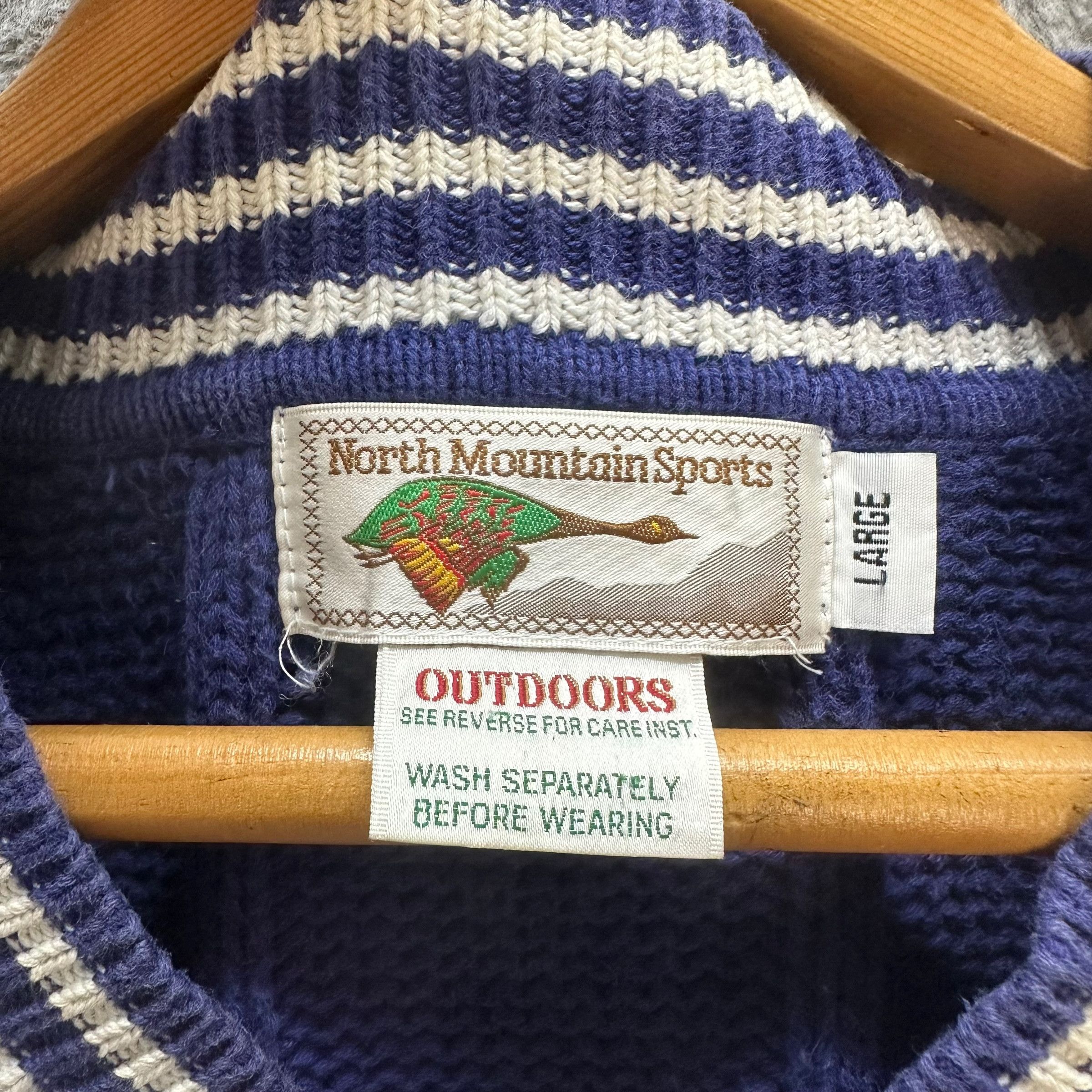 Vintage NORTH MOUNTAINS SPORTS ABSTRACT KNITWEAR #8738-023 Size US L / EU 52-54 / 3 - 6 Thumbnail