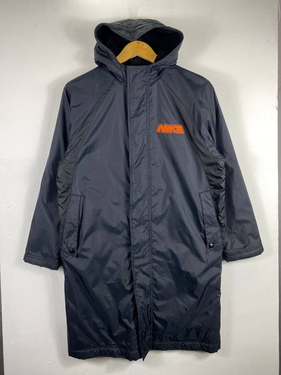 Nike nike long nylon jacket sherpa lining nice design Size US M / EU 48-50 / 2 - 1 Thumbnail
