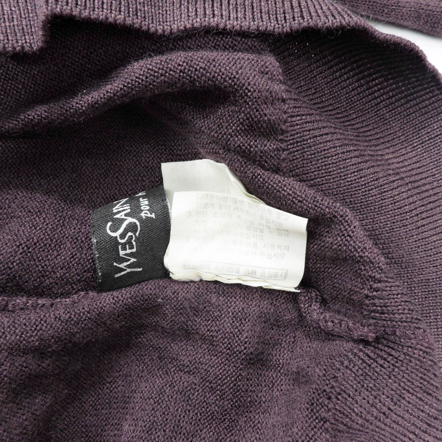 Yves Saint Laurent YSL SMALL LOGO SWEATSHIRT Size US M / EU 48-50 / 2 - 5 Thumbnail