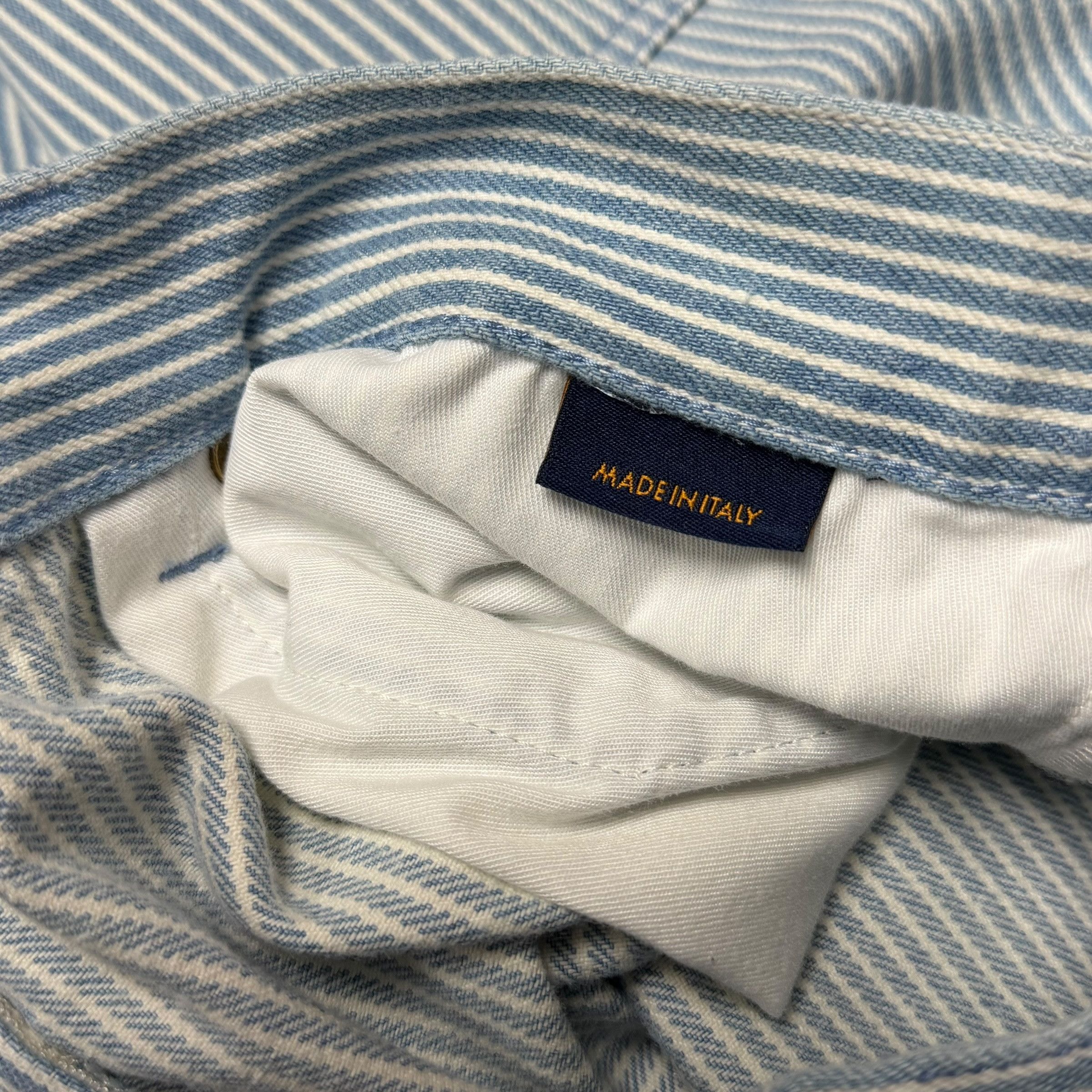 Louis Vuitton Louis Vuitton Watercolor Stripe Denim Cargo Pants 34 Size US 34 / EU 50 - 11 Thumbnail