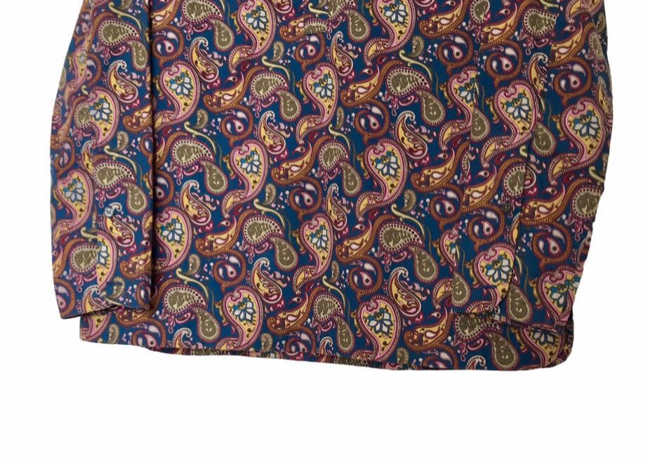 Pretty Green Pretty Green Paisley Button Shirt Mens Sz S Size US S / EU 44-46 / 1 - 3 Thumbnail