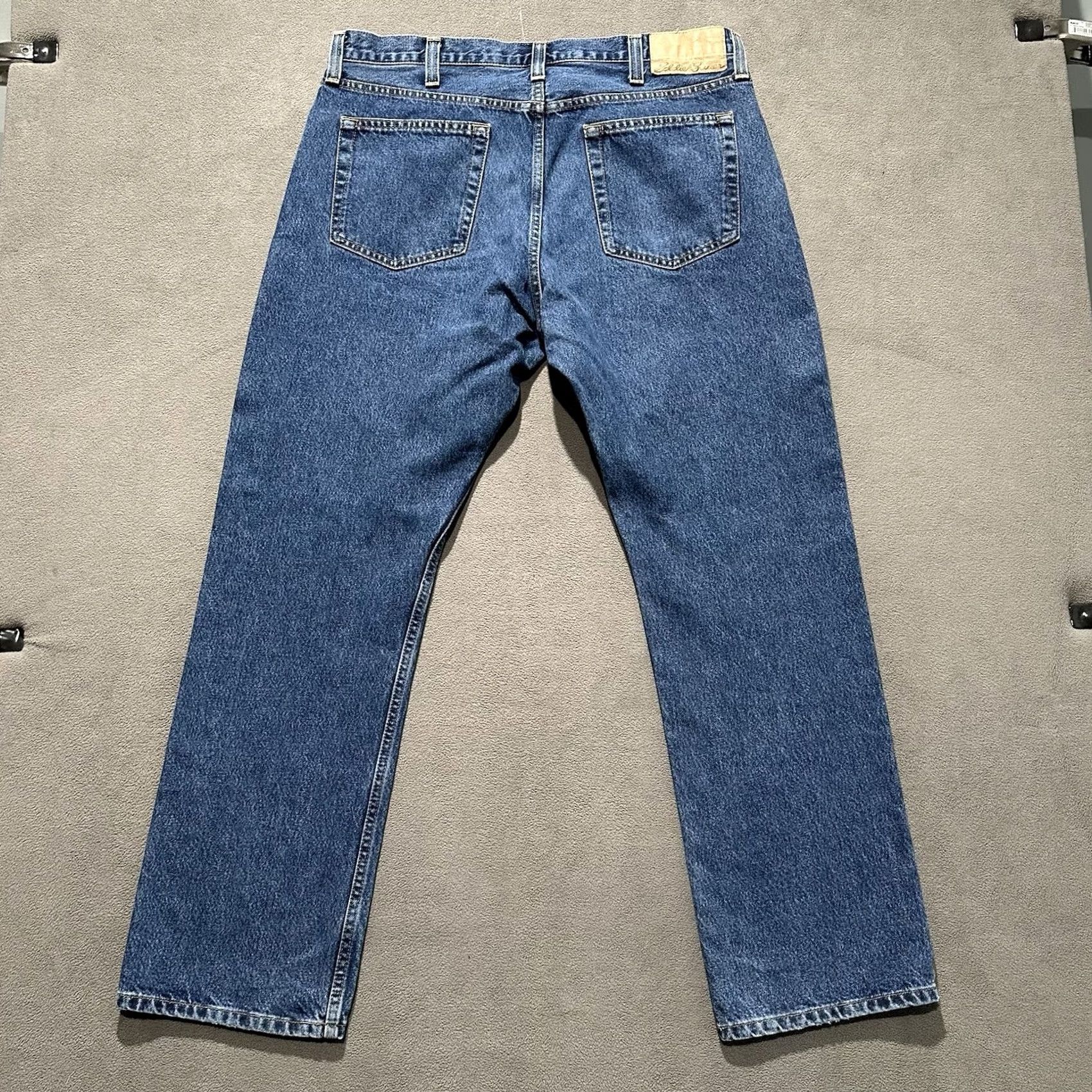 Eddie Bauer Eddie Bauer Jeans Mens 38x30.5 Straight Fit Stonewash Blue Denim GUC Size US 38 / EU 54 - 2 Thumbnail