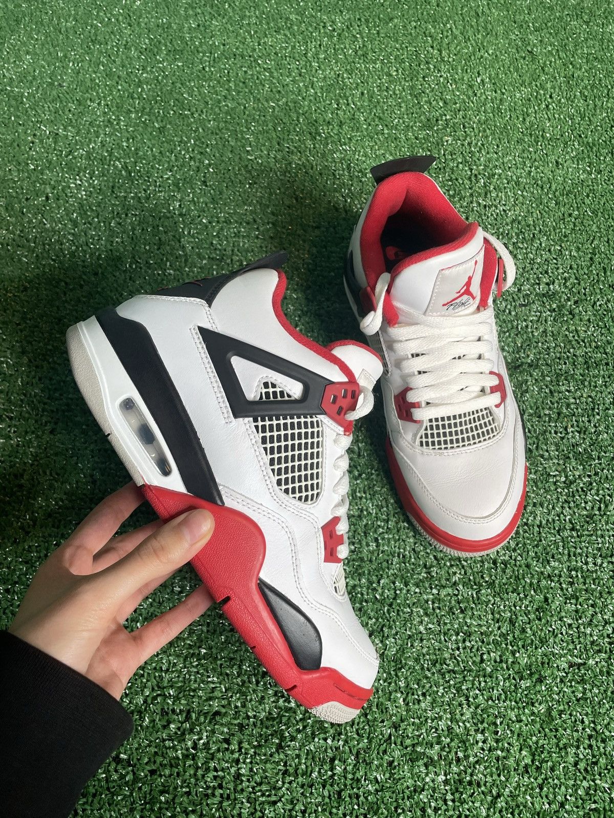 Jordan Brand Air Jordan 4 “Fire Red” Size US 8 / IT 38 - 5 Thumbnail