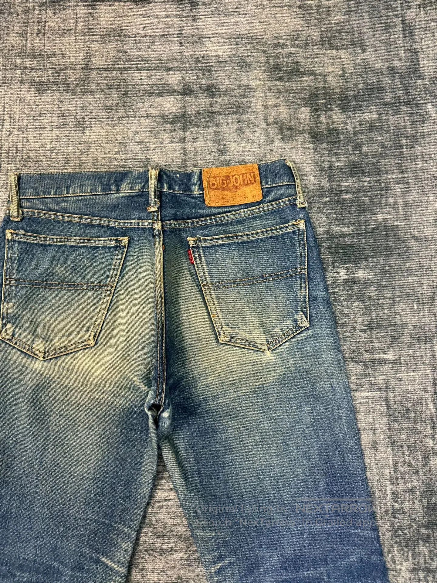 Vintage Vintage BIG JOHN Retro Blue Jeans. Size US 32 / EU 48 - 6 Thumbnail