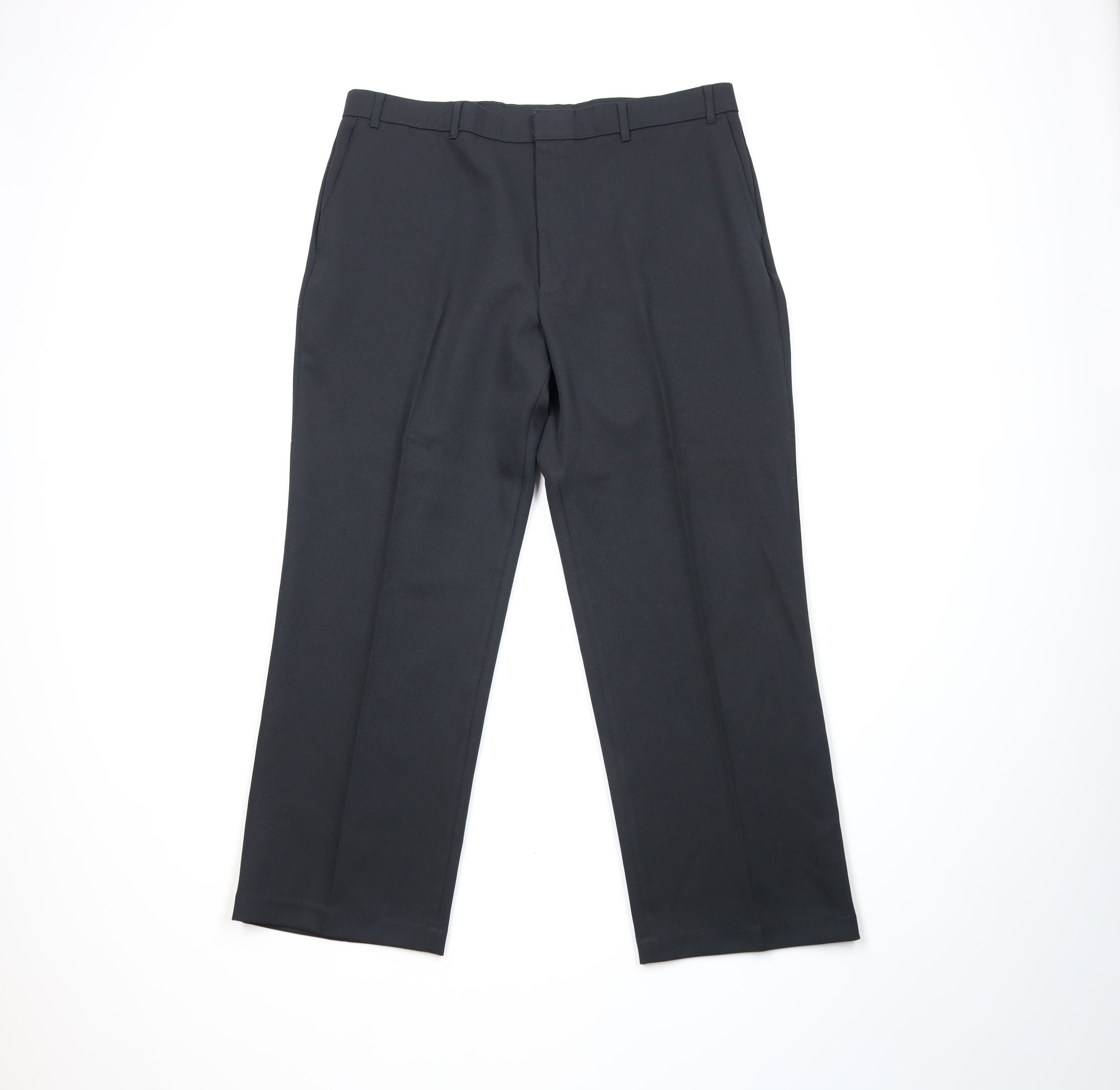 Levi's Vintage Y2K 2001 Levis Flared Wide Leg Chino Pants Black Size US 42 / EU 58 - 1 Thumbnail