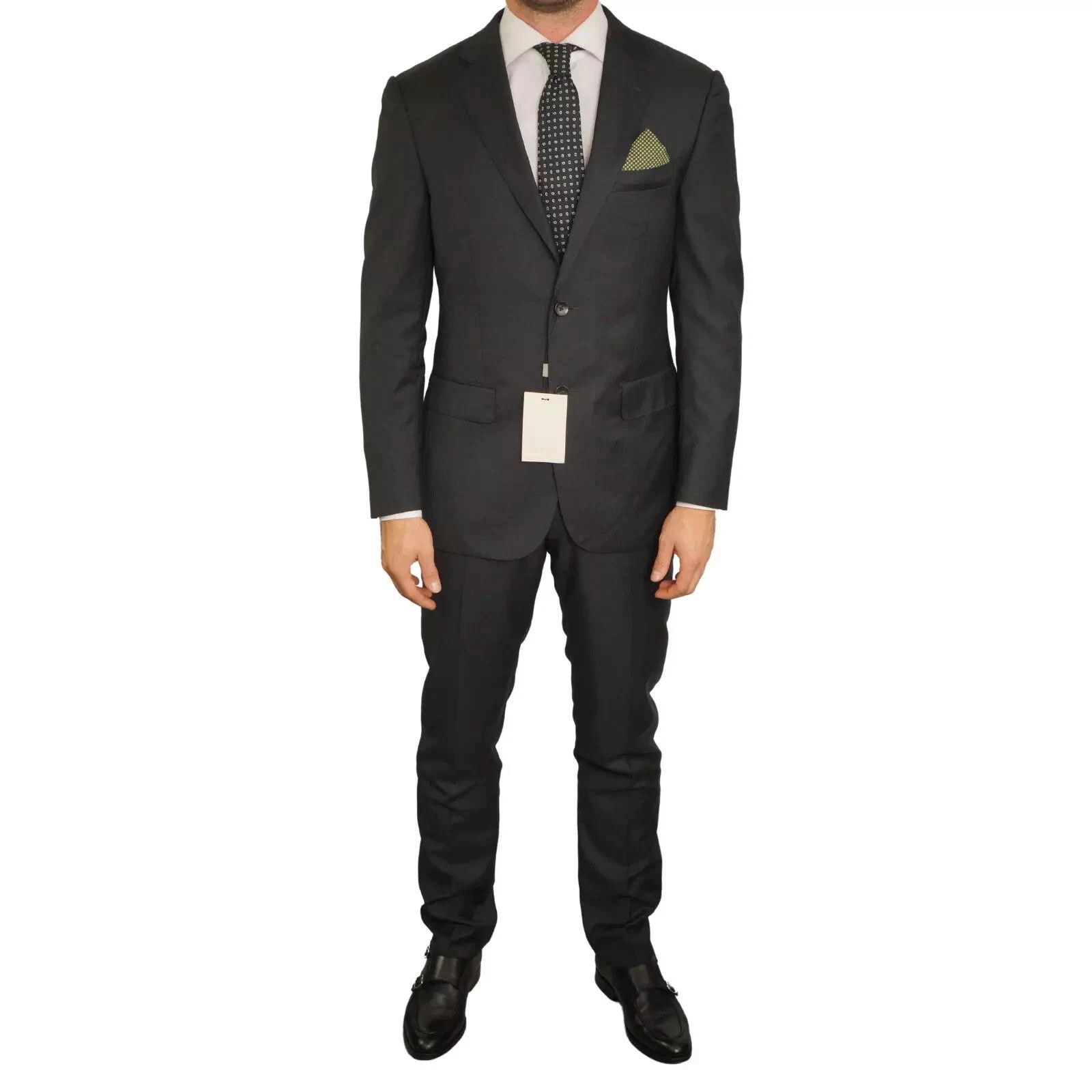 Suitsupply Men Suitsupply Suit Napoli Single Zignone Grey S110'S US46 Size 46R - 1 Thumbnail