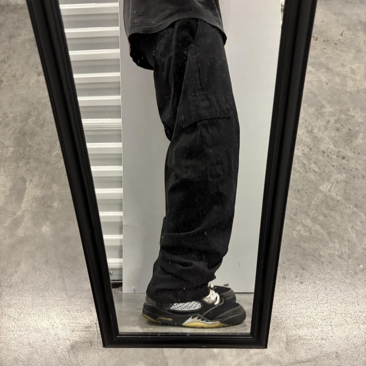 Japanese Brand × Vintage Crazy Vintage Y2K/2000s Grunge Solid Black Skater Essential Sweatpants! Size US 34 / EU 50 - 2 Thumbnail