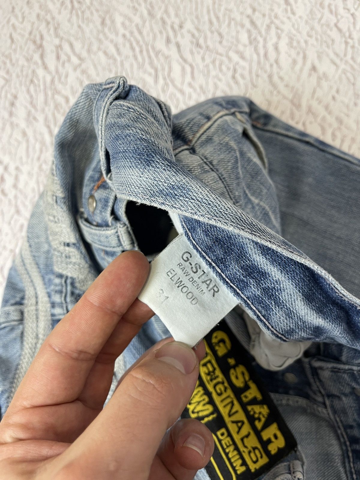 G-Star G-Star Raw vintage Elwood big logo distressed denim jeans Size US 31 - 9 Thumbnail