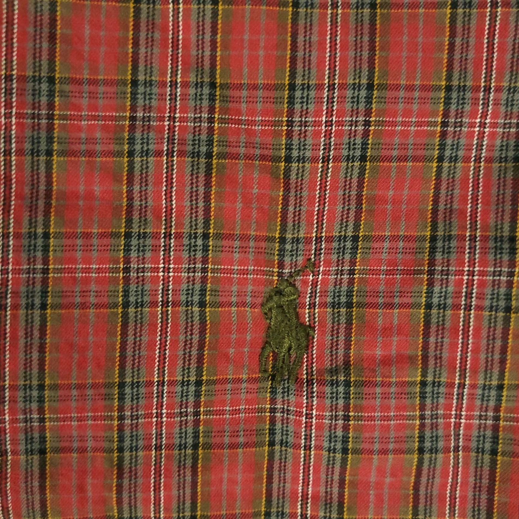 Ralph Lauren VINTAGE Ralph Lauren Shirt Mens 2XL Red Plaid Casual Button-Up Short Sleeve Pony Logo Mens Shirt Size US XXL / EU 58 / 5 - 3 Thumbnail