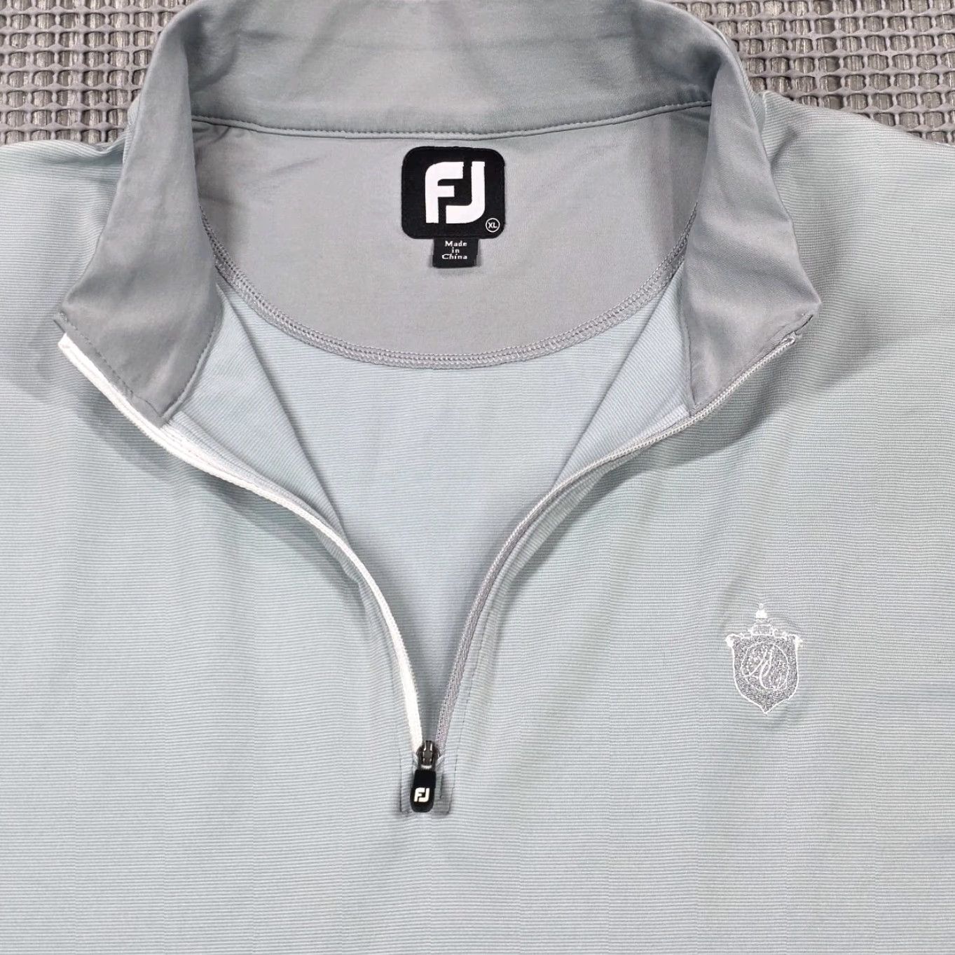 Footjoy FootJoy FJ Golf Men Light Blue Performance XL 1/4 Zip Pullover Governors Club NC Shirt Adult XL Blue 90s Sports Mens Size US XL / EU 56 / 4 - 6 Thumbnail