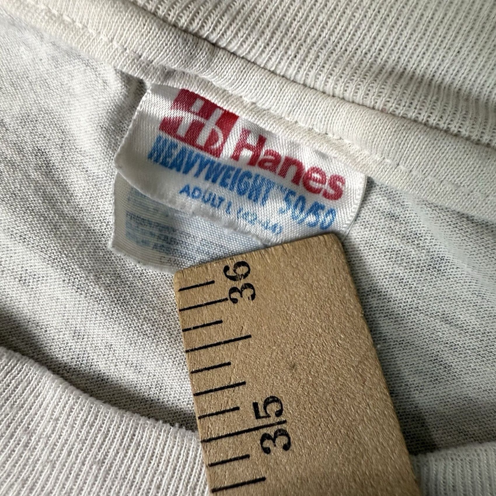 Hanes VINTAGE Corvette Shirt Mens L White 90s Cars Classic Tee Size US L / EU 52-54 / 3 - 5 Thumbnail