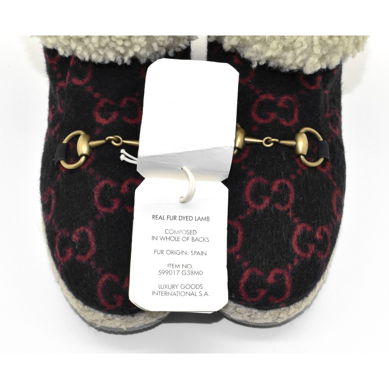 Gucci GUCCI Fria Lamb Shearling GG Pattern Ankle Boots Size 5/35 Size US 5 / IT 35 - 9 Thumbnail