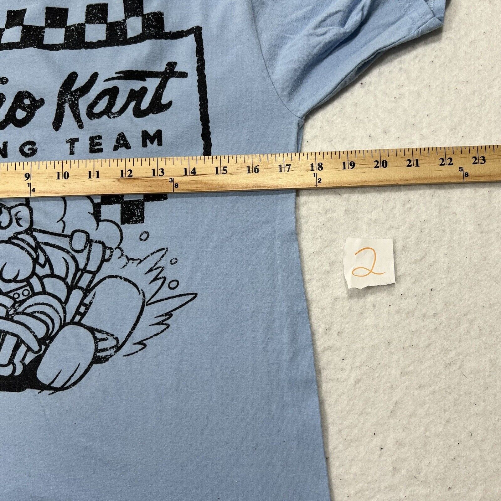 Nintendo Nintendo Small Mario Kart Racing Team Blue Graphic T Shirt Size US S / EU 44-46 / 1 - 8 Thumbnail