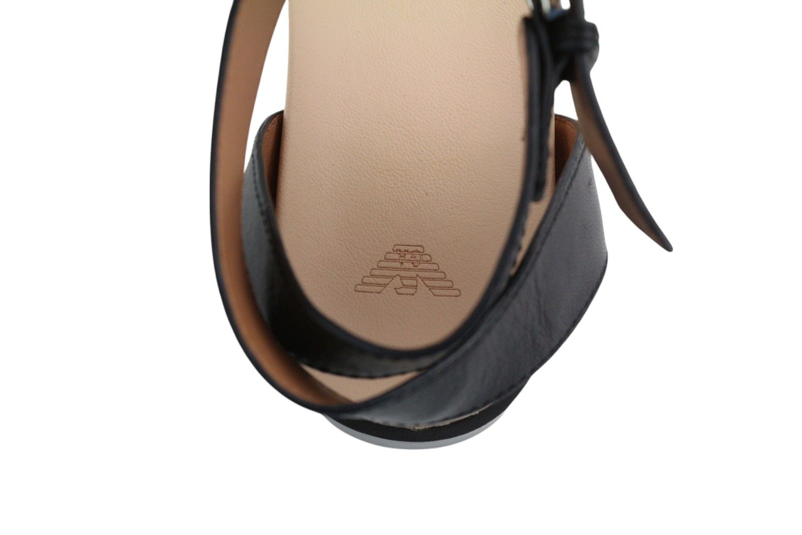 Emporio Armani X3U063 EU37 Black Leather Studded 84787 Size US 6 / IT 36 - 8 Thumbnail